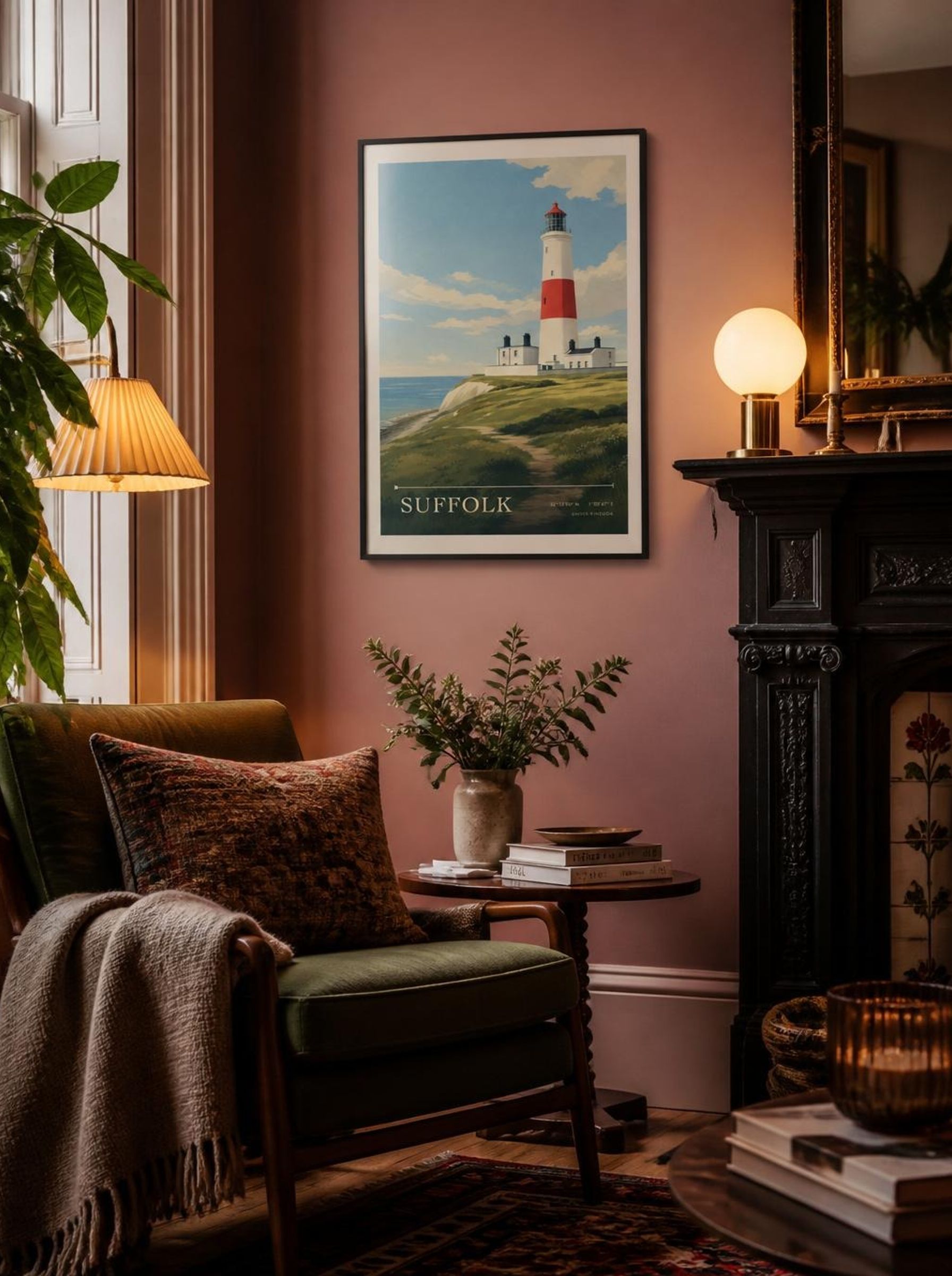 Suffolk United Kingdom Travel Poster - Lifestyle