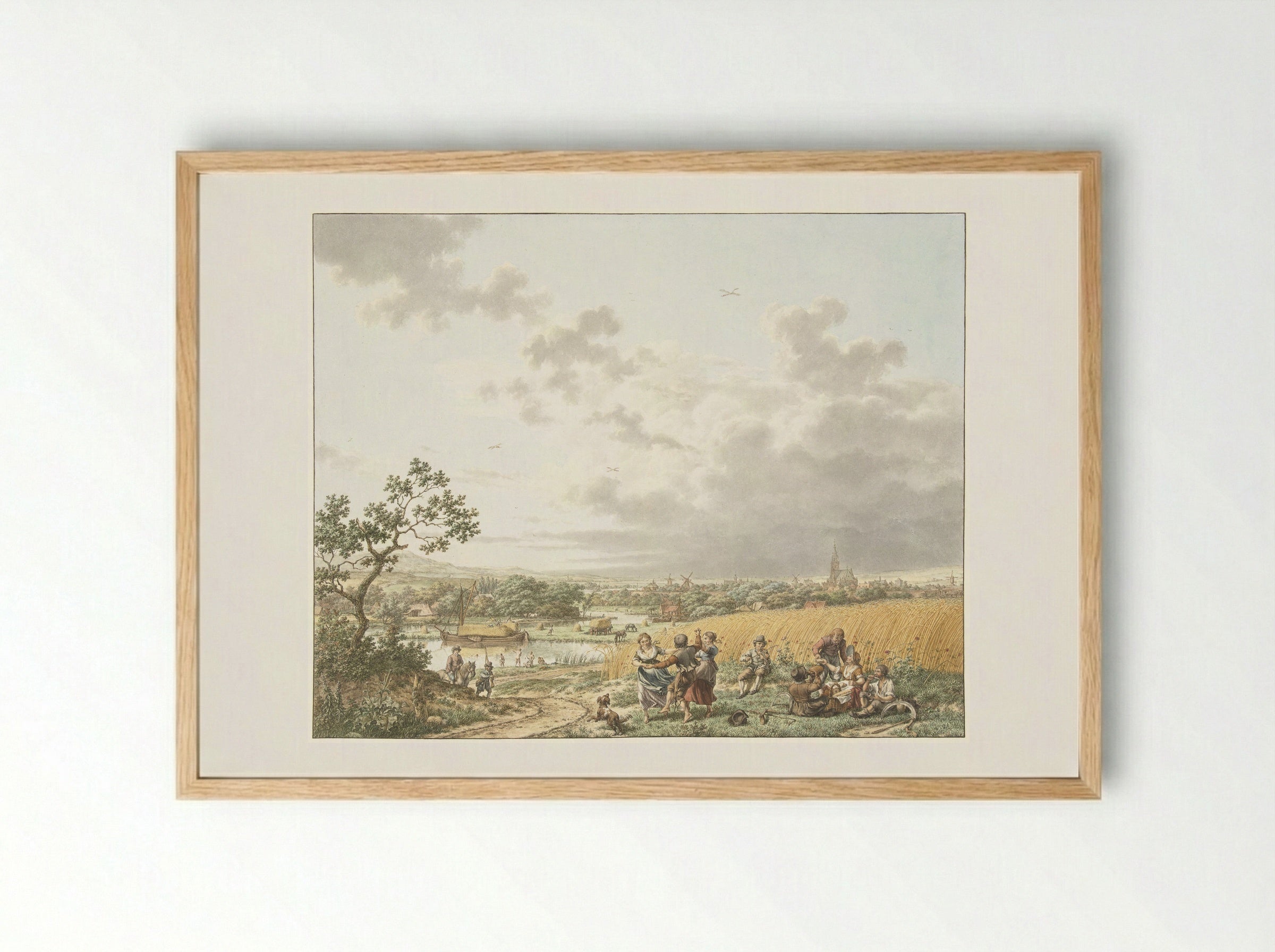 Summer, Afternoon and Air - Jacob Cats - Framed Print Wood