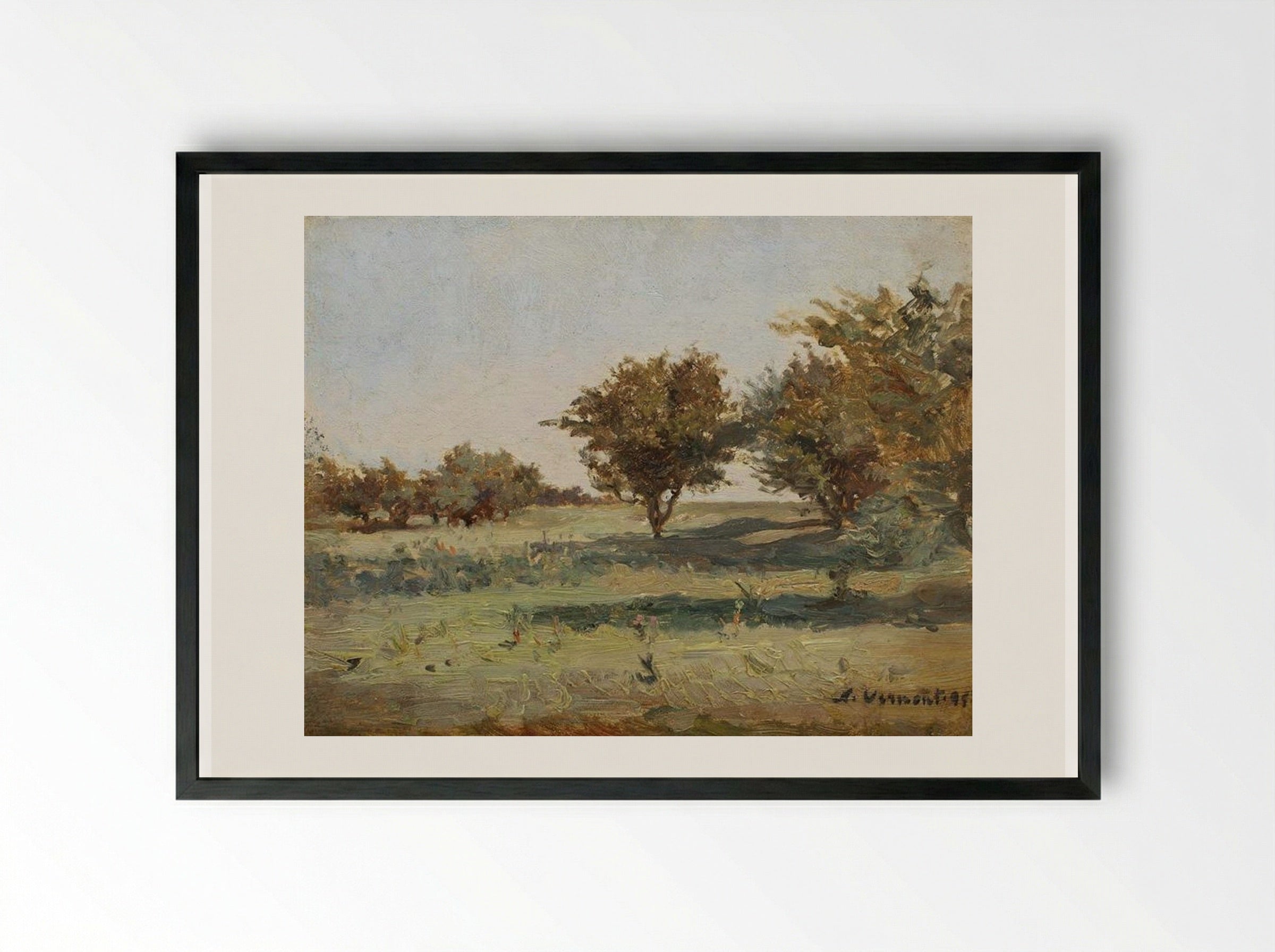 Summer Day - Nicolae Vermont - Framed Print Black