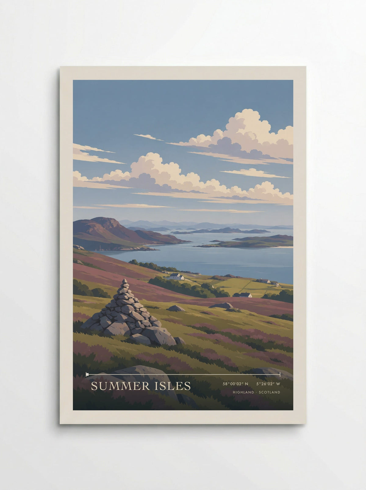 Summer Isles, Highland | Travel Poster - Poster