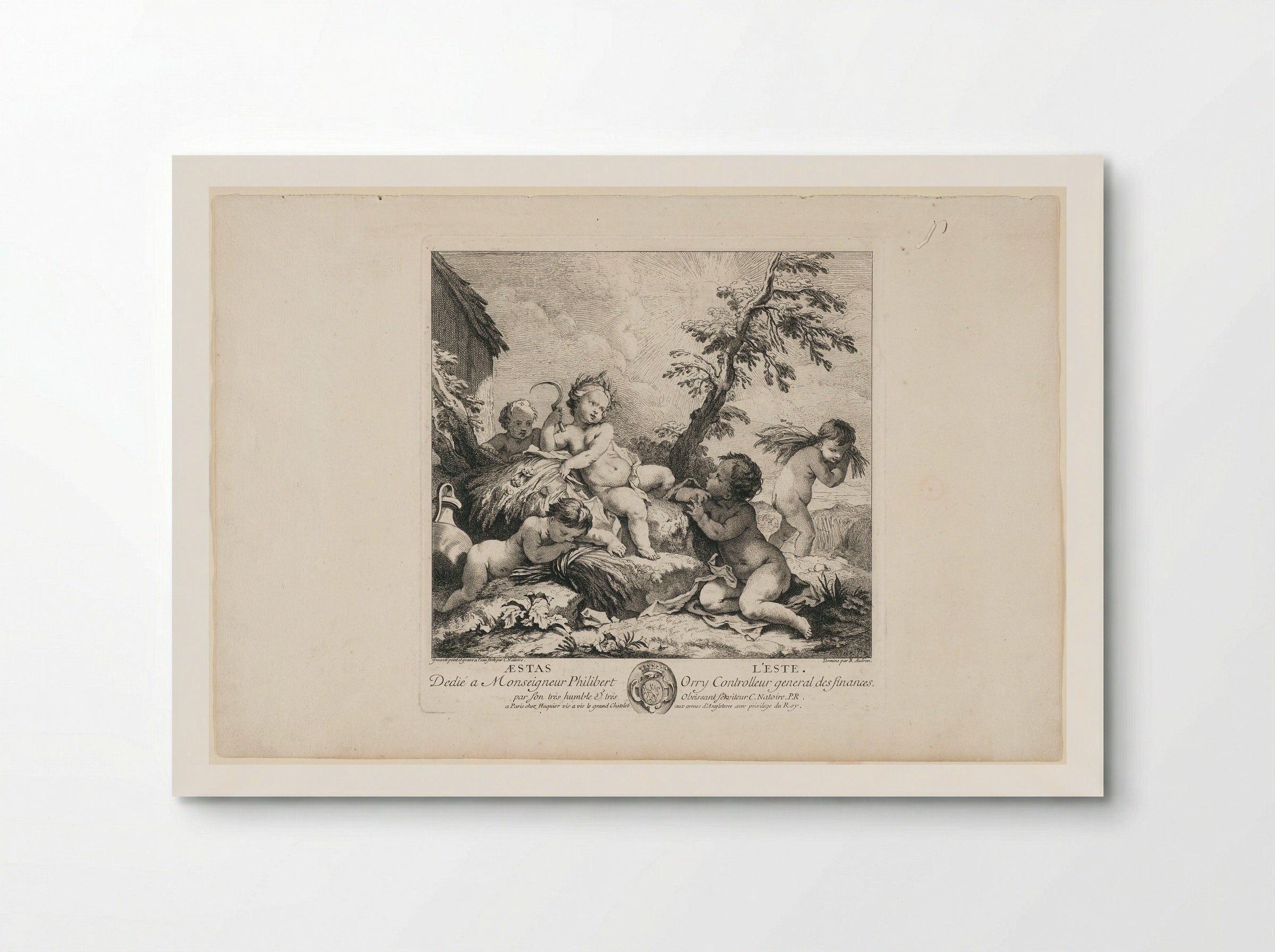 Summer (L'Eté) - Charles-Joseph Natoire - Poster