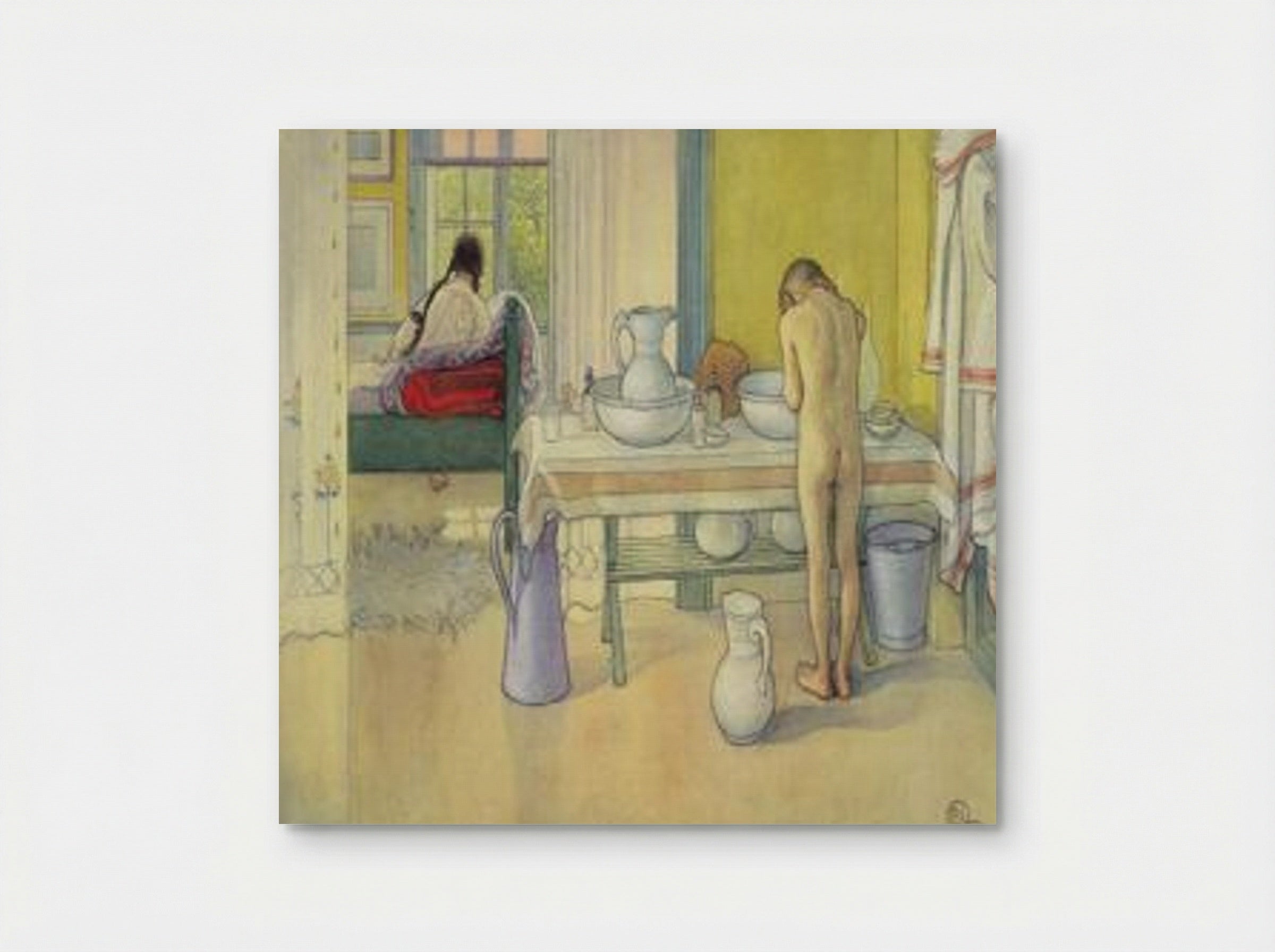 Summer Morning - Carl Larsson - Poster