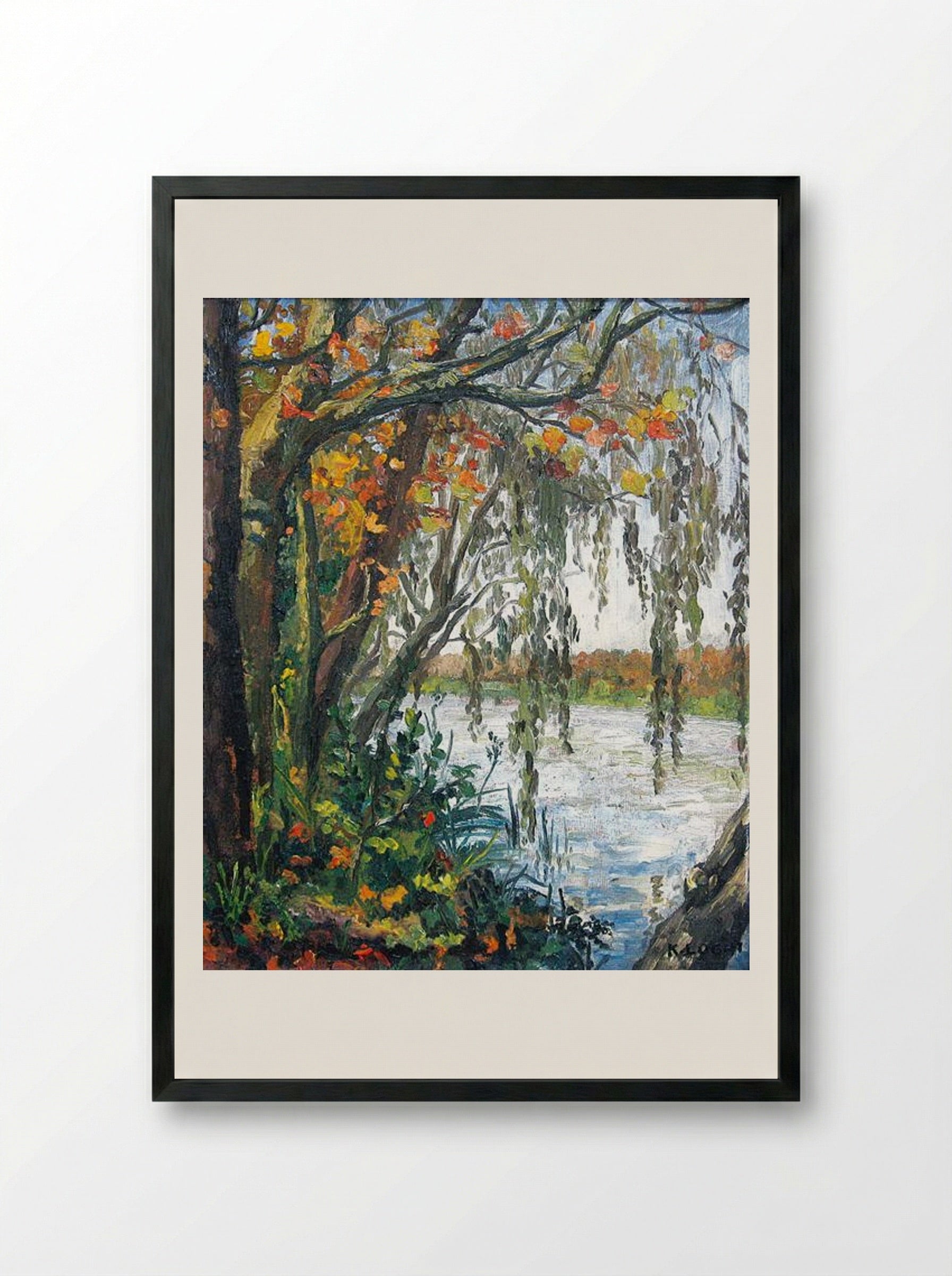 Summer - Kimon Loghi - Framed Print Black