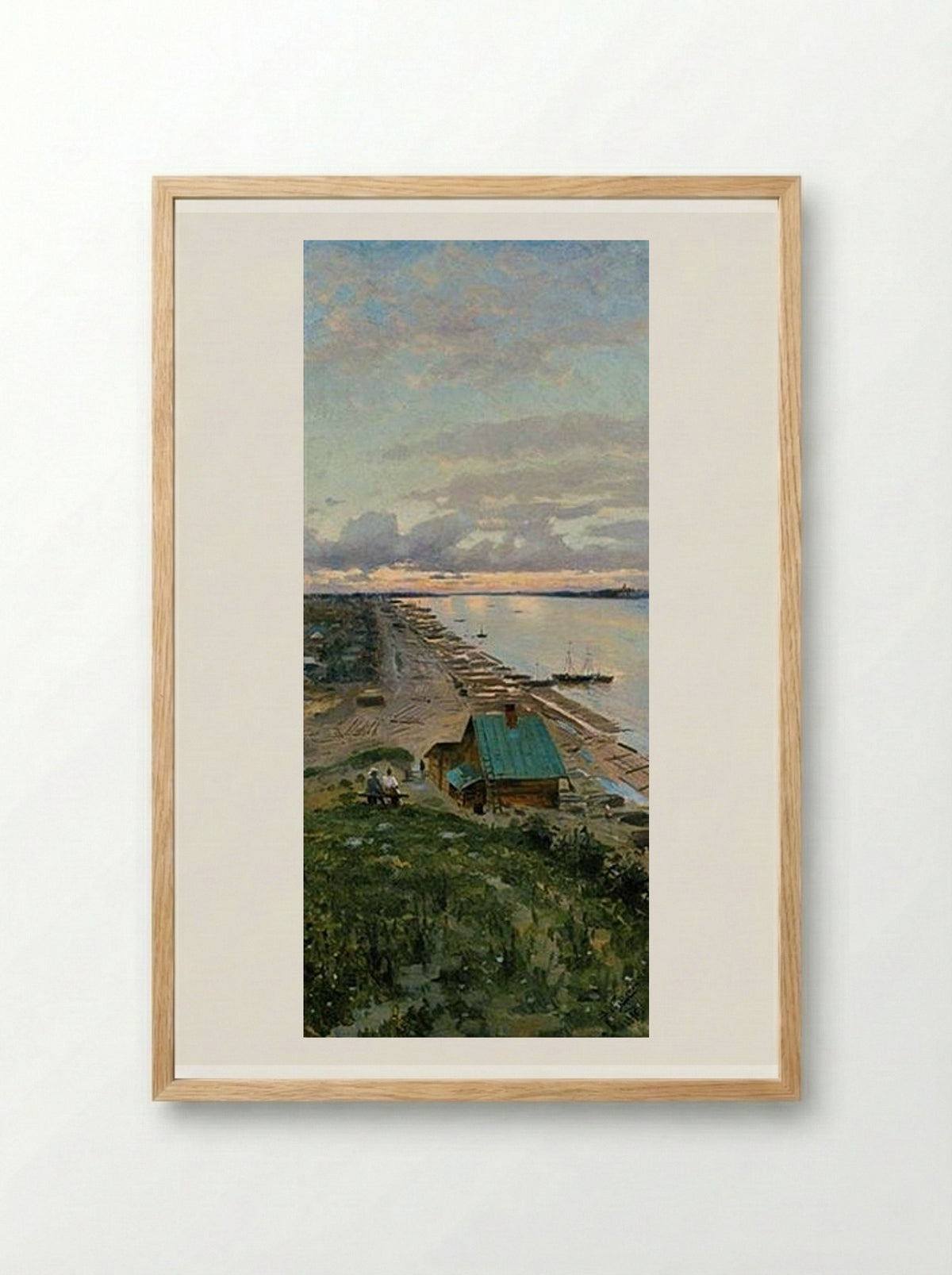 Summer - Vladimir Makovsky - Framed Print Wood