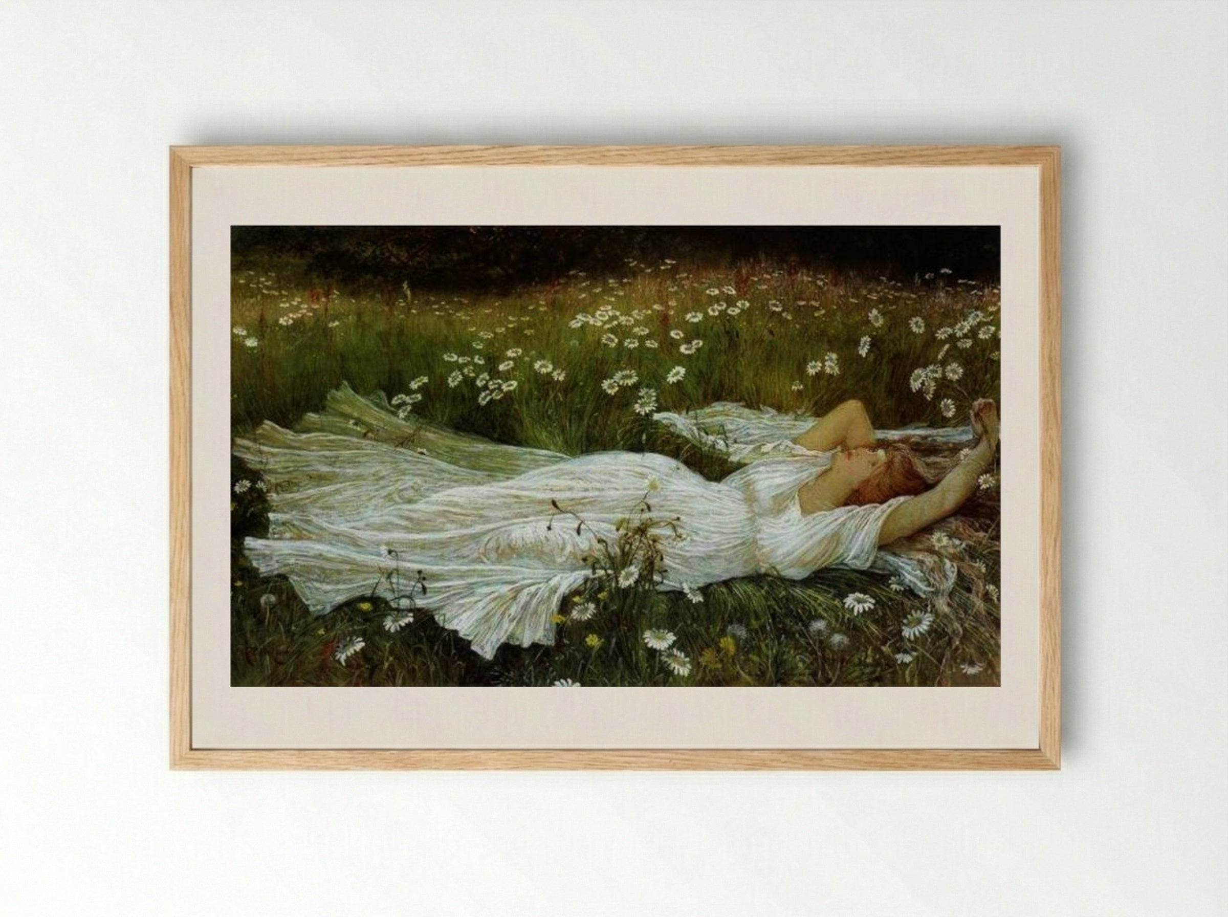 Summer - Walter Crane - Framed Print Wood