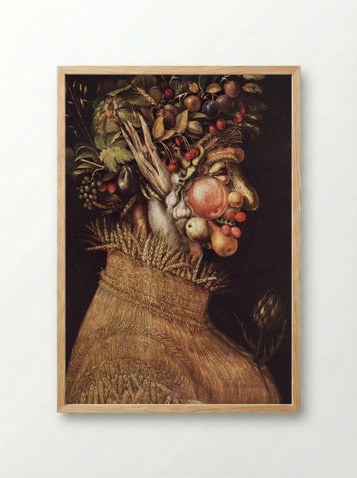 Summer - Giuseppe Arcimboldo - Framed Print Wood