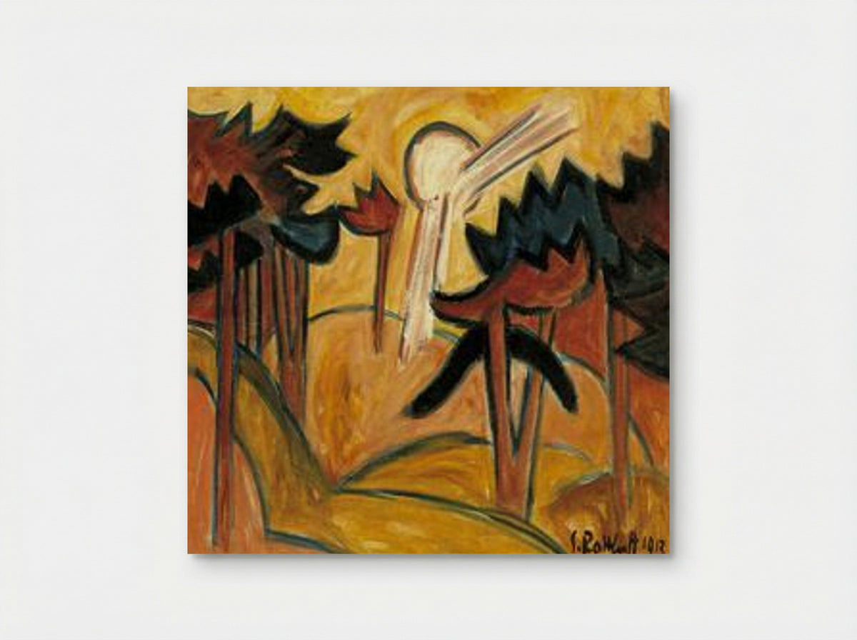Sun over the Pine Forest - Karl Schmidt-Rottluff - Poster