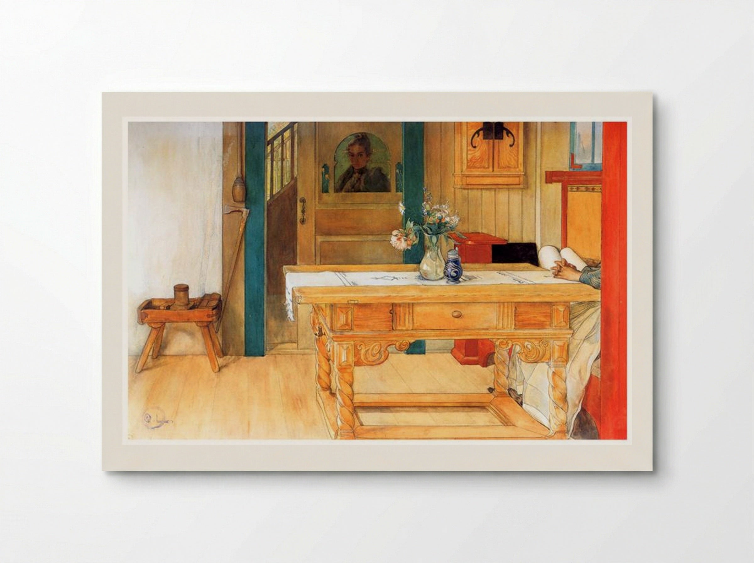 Sunday Rest - Carl Larsson - Poster
