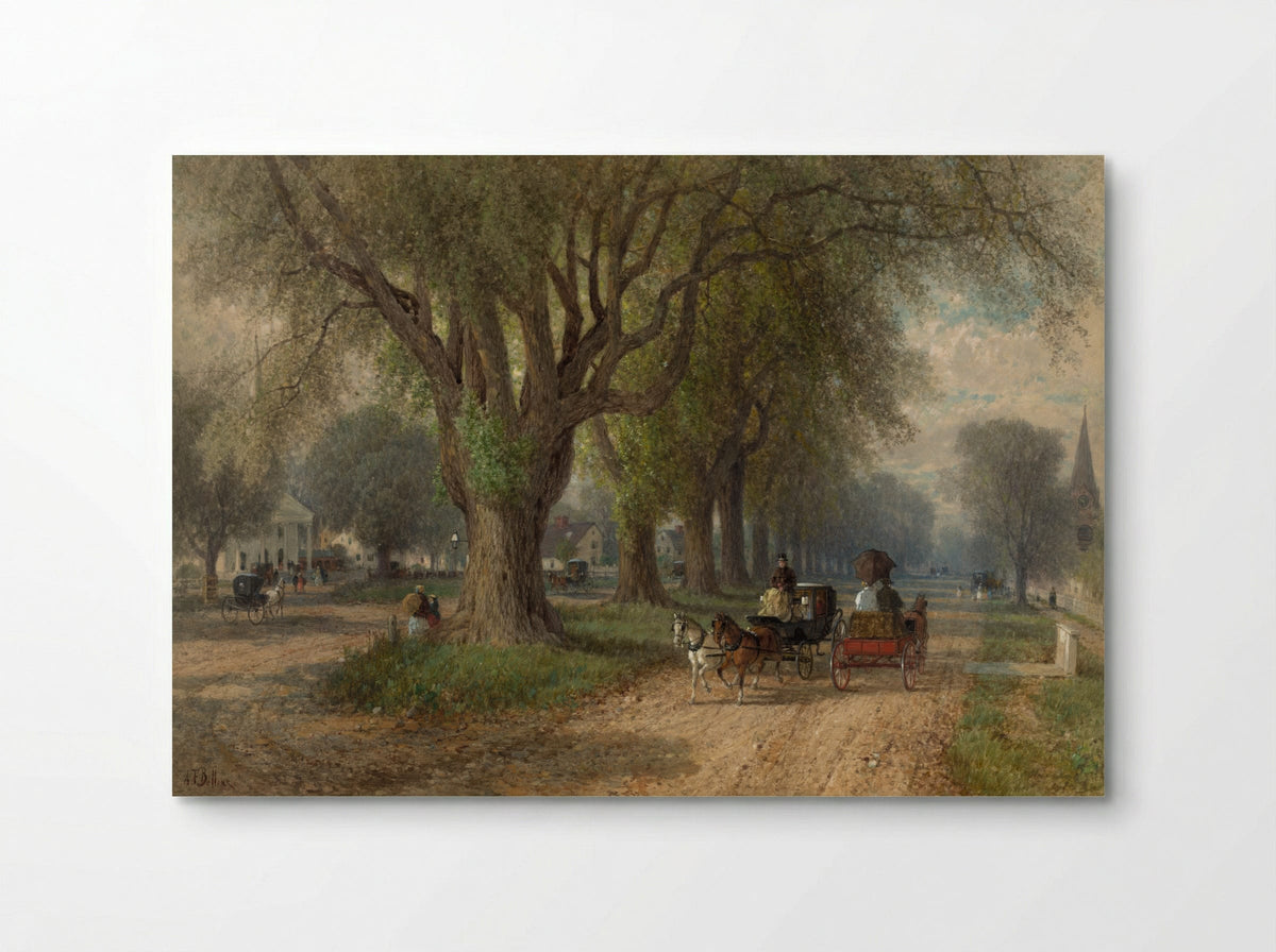 Sunday in New England - Albert Fitch Bellows - Poster
