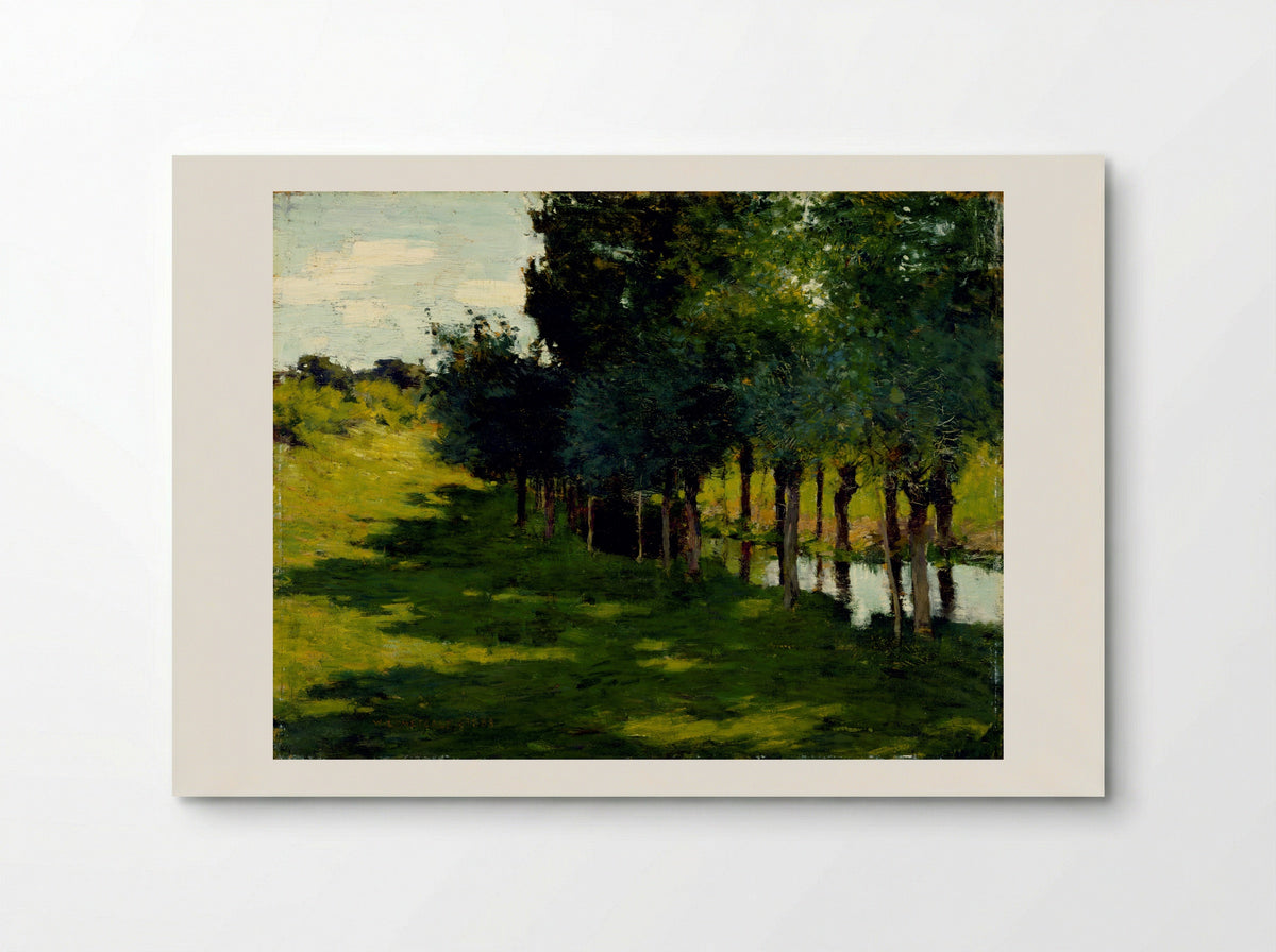 Sunlight and Shadow - Willard Metcalf - Poster
