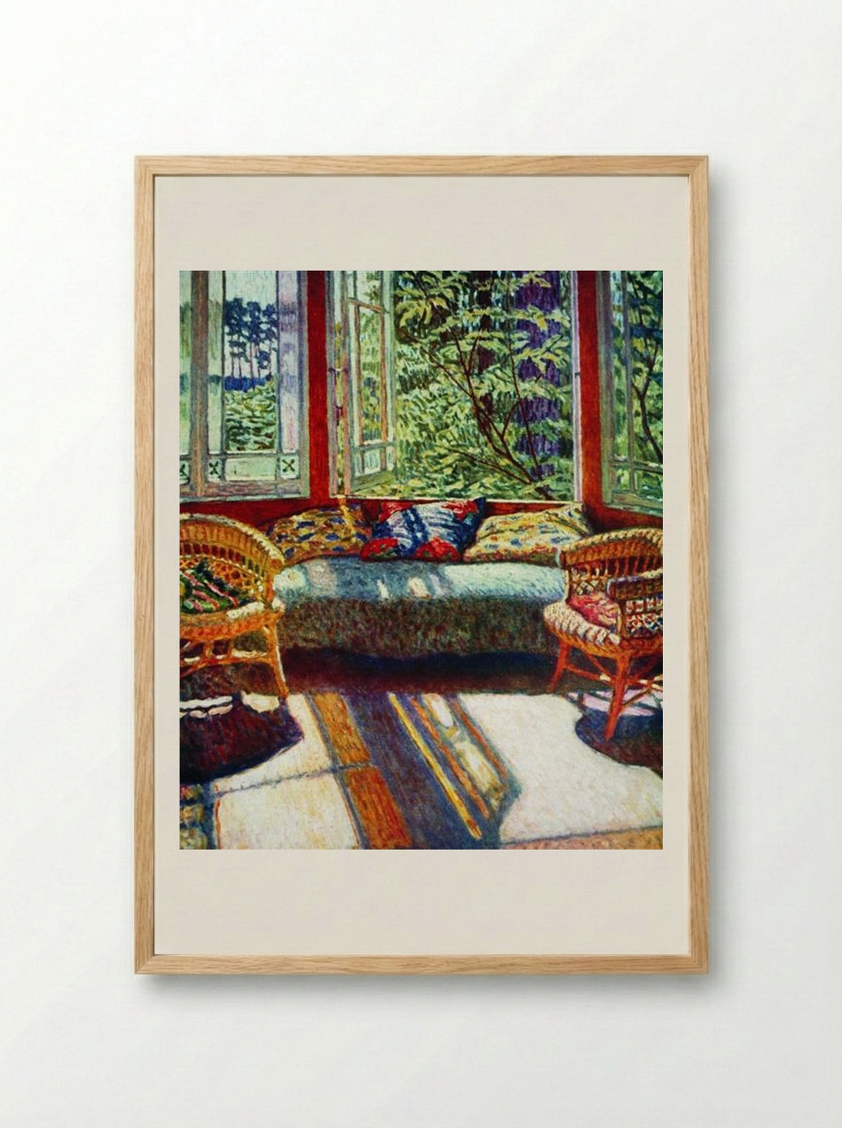 Sunny Morning - Nikolay Bogdanov-Belsky - Framed Print Wood
