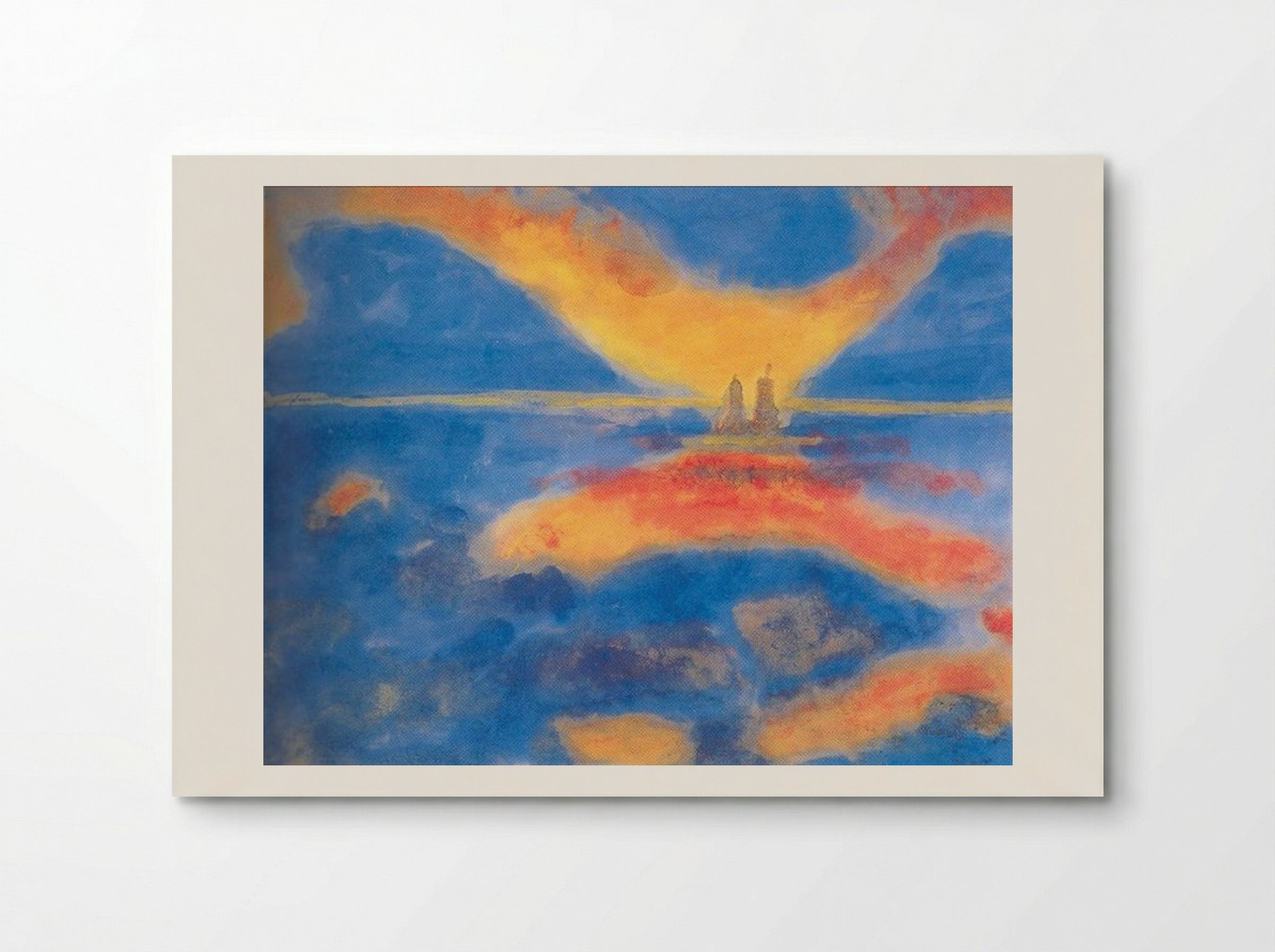 Sunrise at the Sea - Emil Nolde - Poster