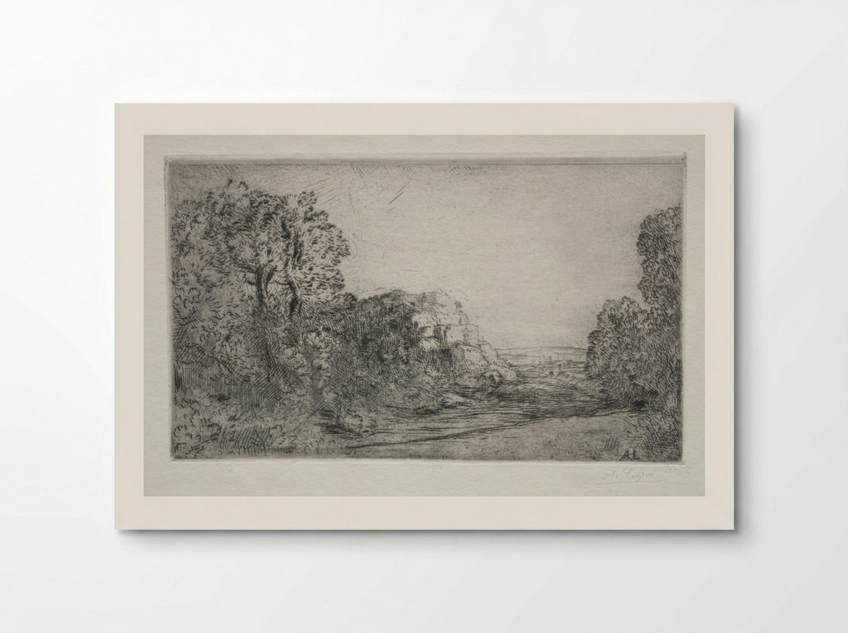 Sunrise - Alphonse Legros - Poster