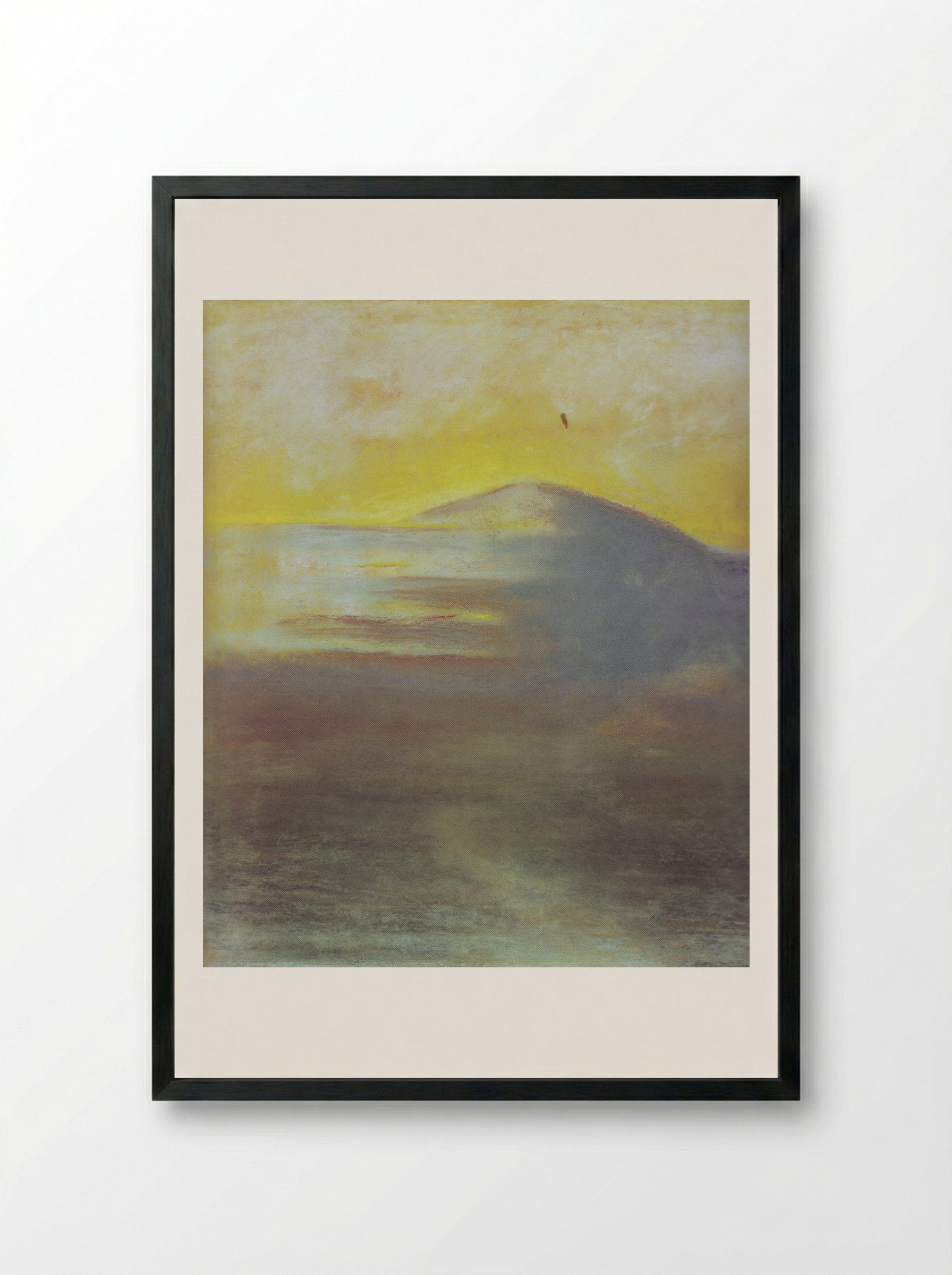 Sunset - Mikalojus Konstantinas Čiurlionis - Framed Print Black