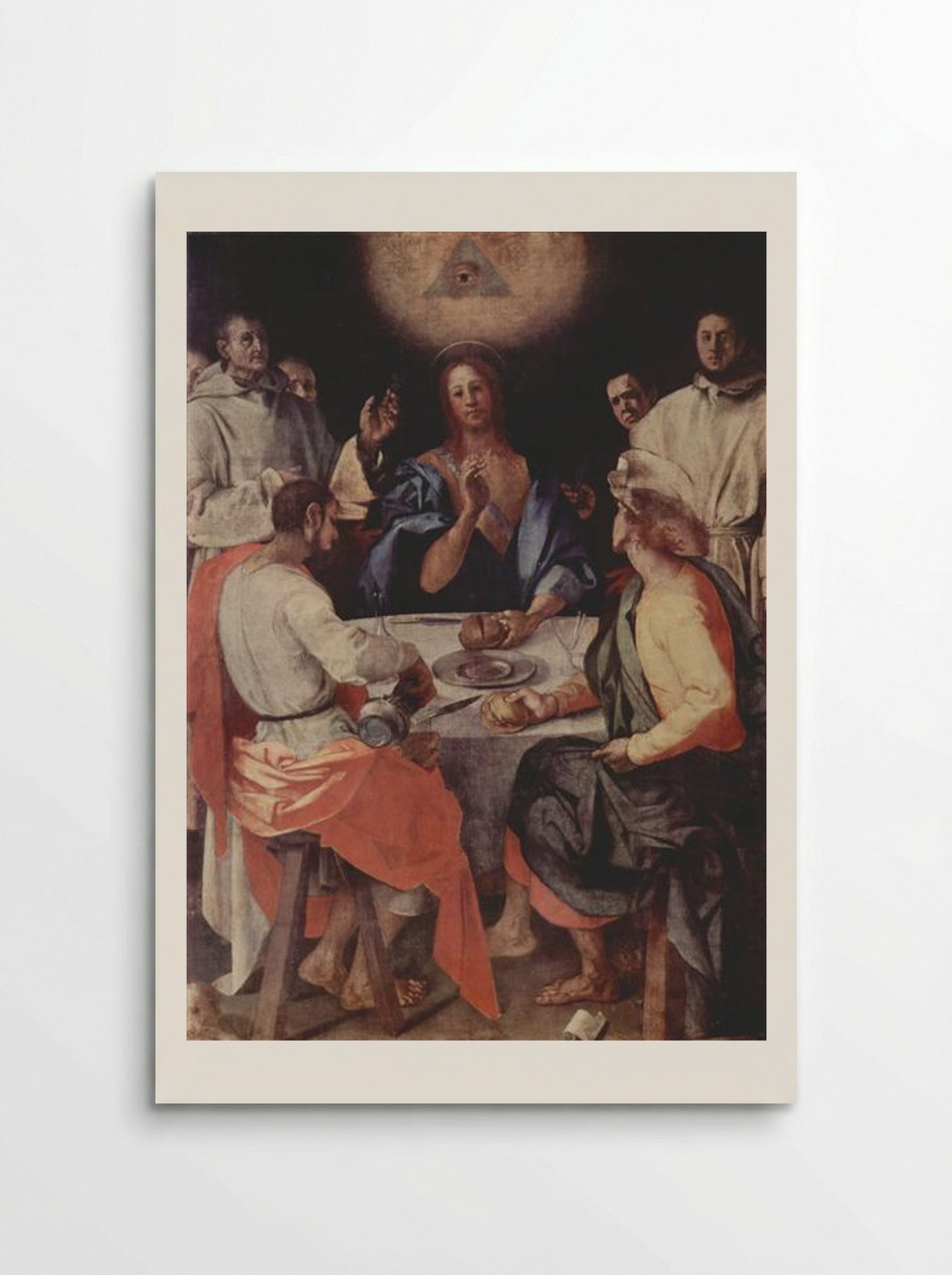 Supper at Emmaus - Jacopo Pontormo - Poster