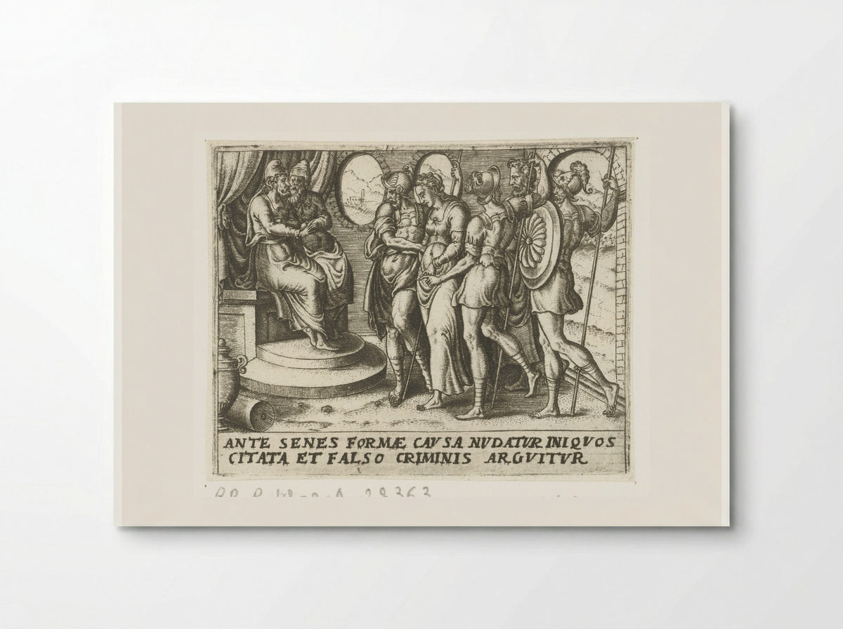 Susanna Accused by the Elders - Abraham de Bruyn - Poster