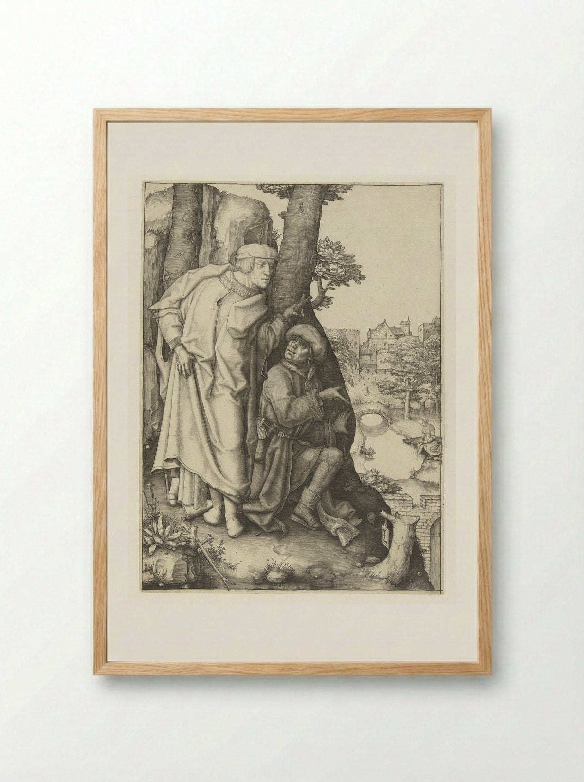 Susanna and the Elders - Fine Art Print - Framed Print Wood