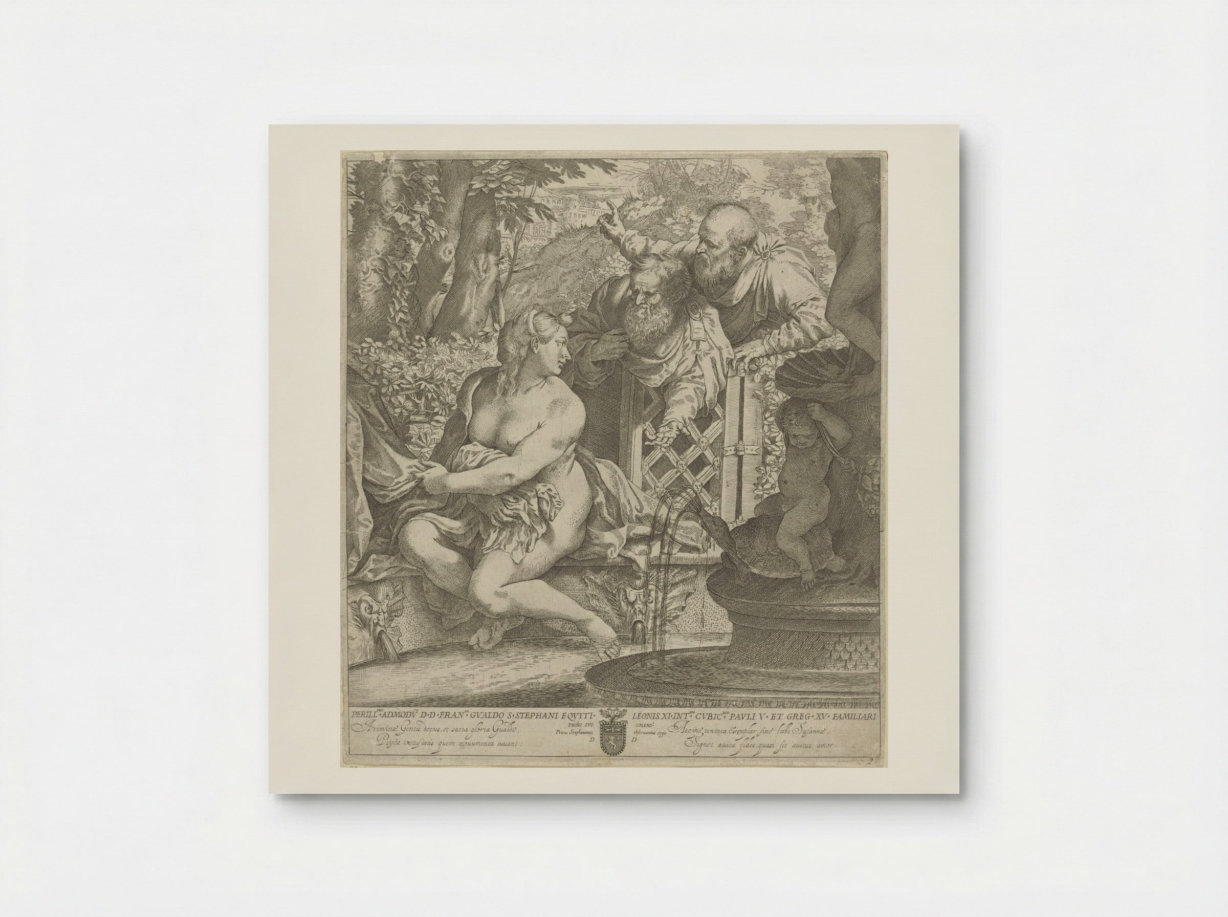 Susanna and the Elders - Annibale Carracci - Poster