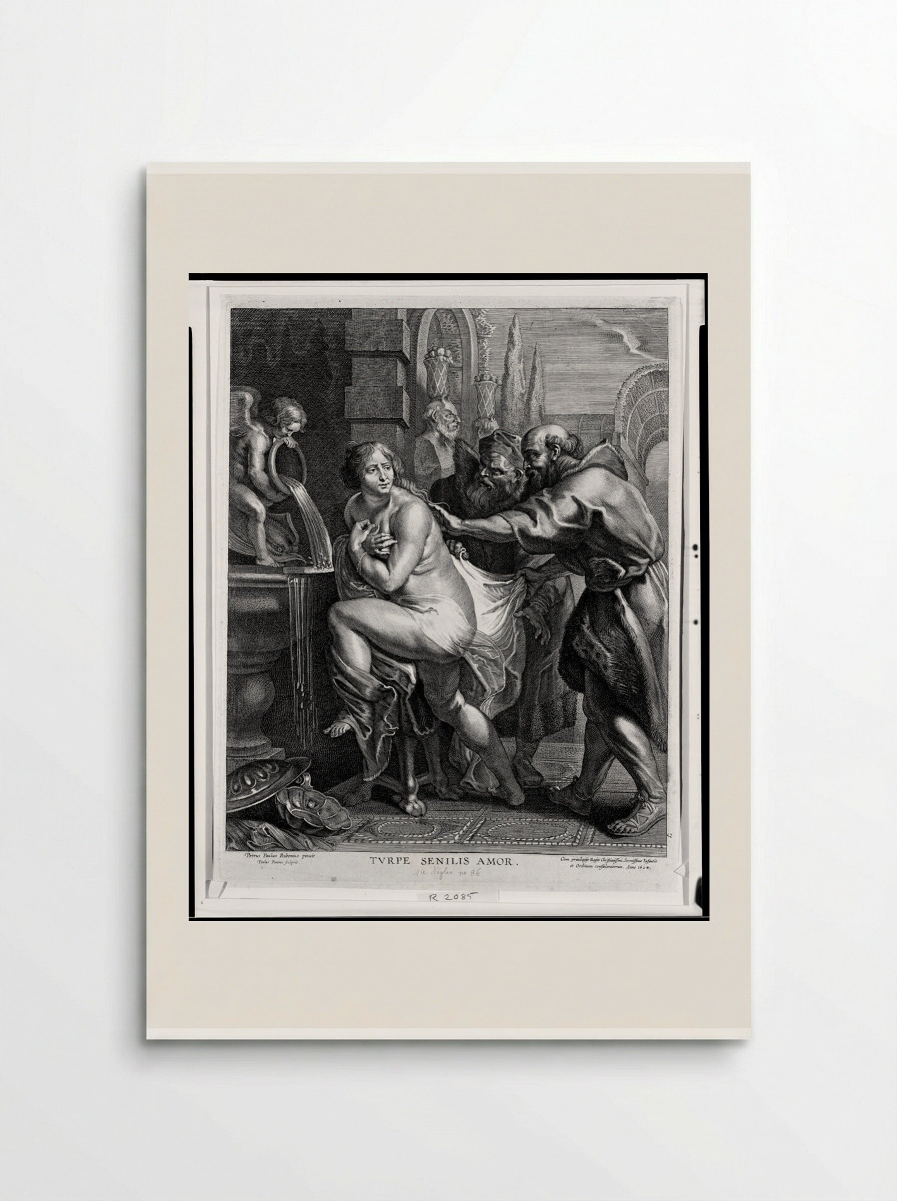Susanna and the Elders - Paulus Pontius - Poster