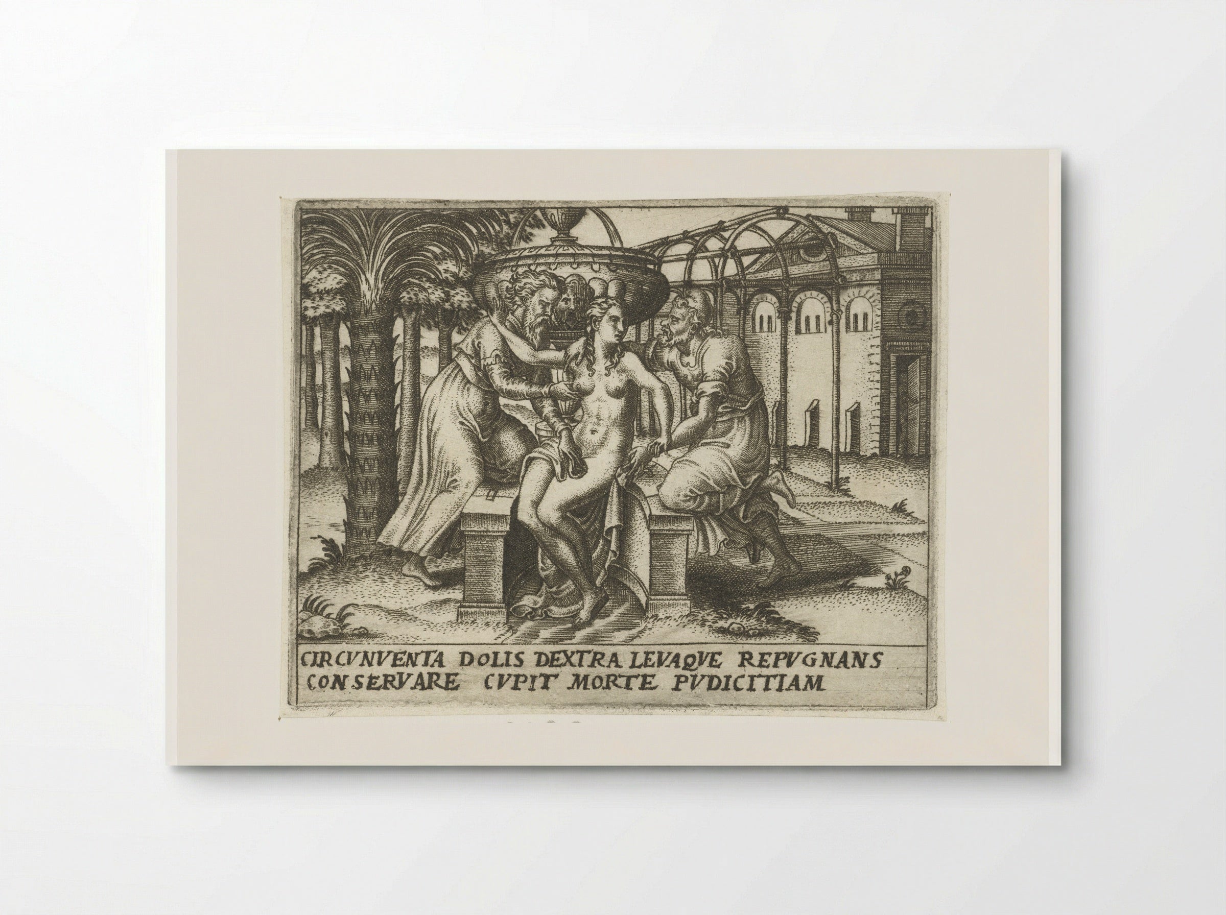 Susanna and the Elders - Abraham de Bruyn - Poster