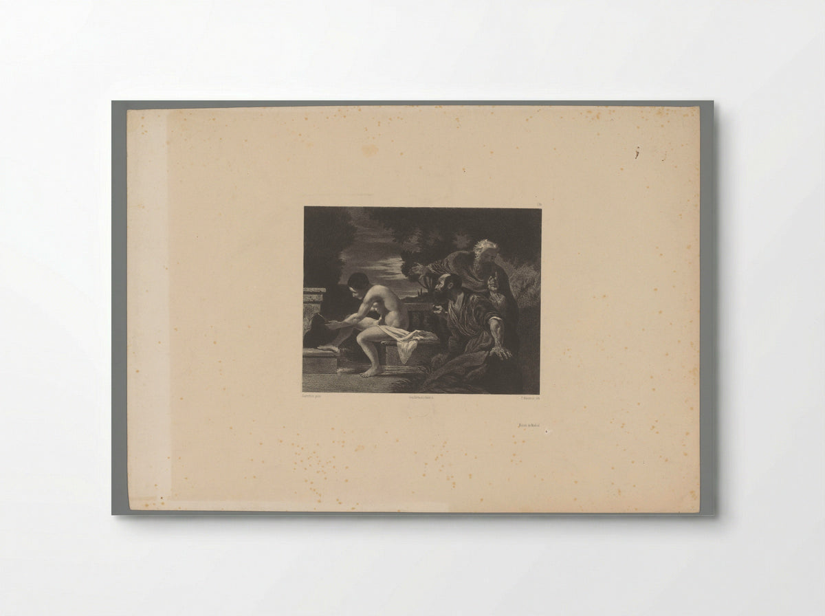 Susanna and the Elders - Giovanni Francesco Barbieri (Guercino) - Poster