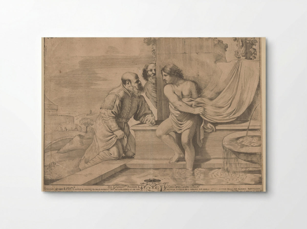 Susanna and the Elders - Giovanni Francesco Barbieri (Guercino) - Poster
