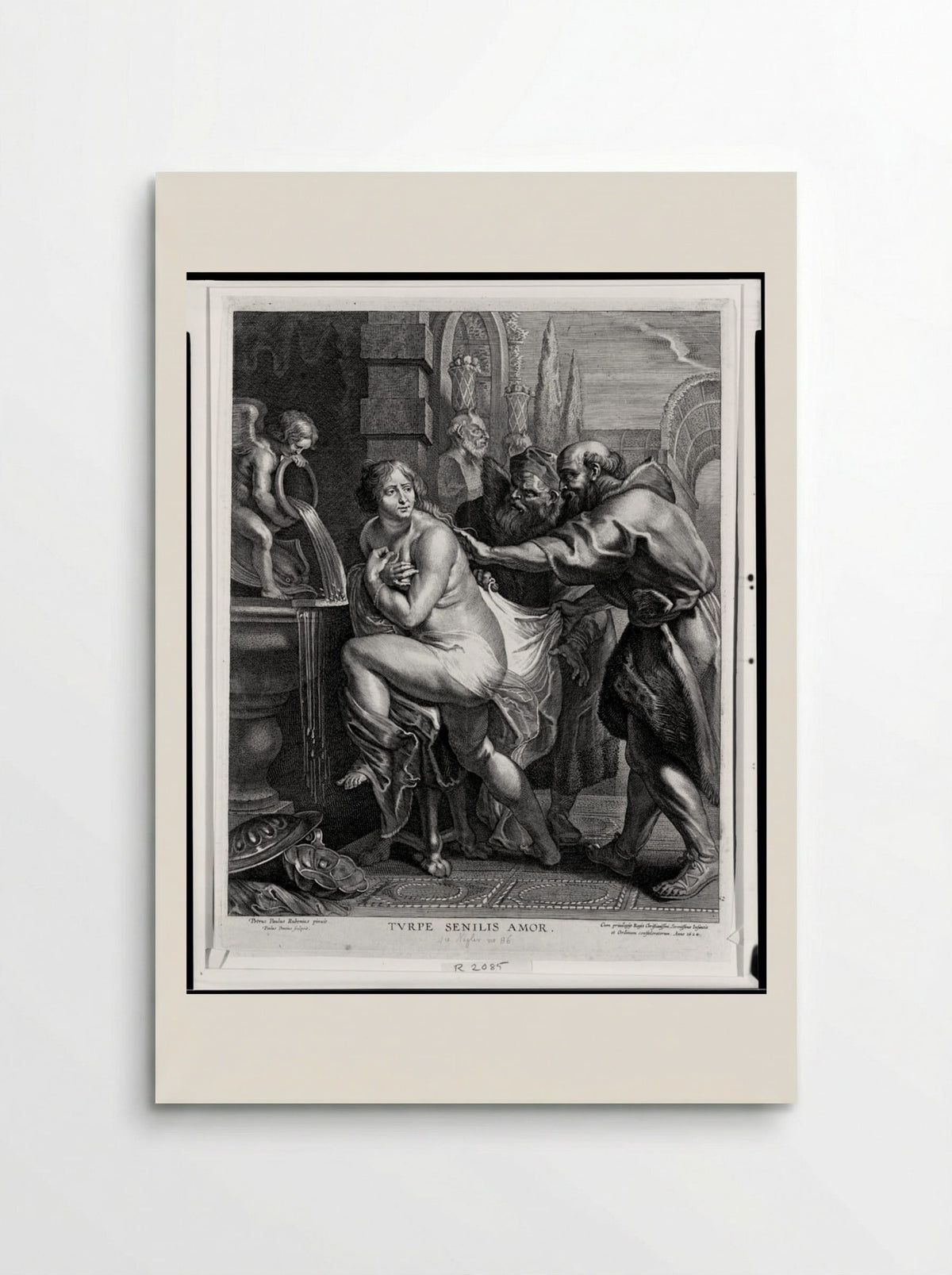 Susanna and the Elders - Paulus Pontius - Poster