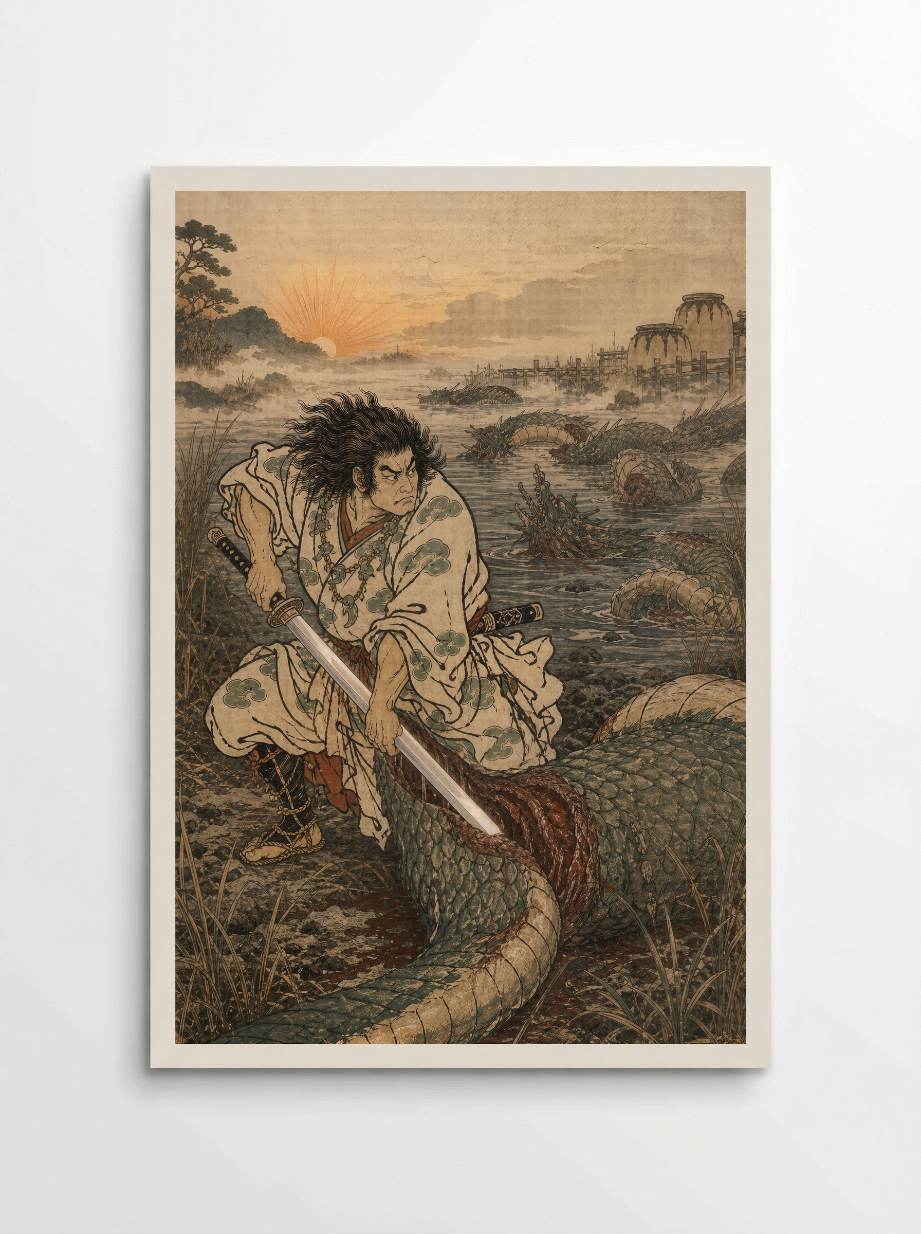 Susanoo and Yamata no Orochi: Susanoo strikes the final coil - Poster
