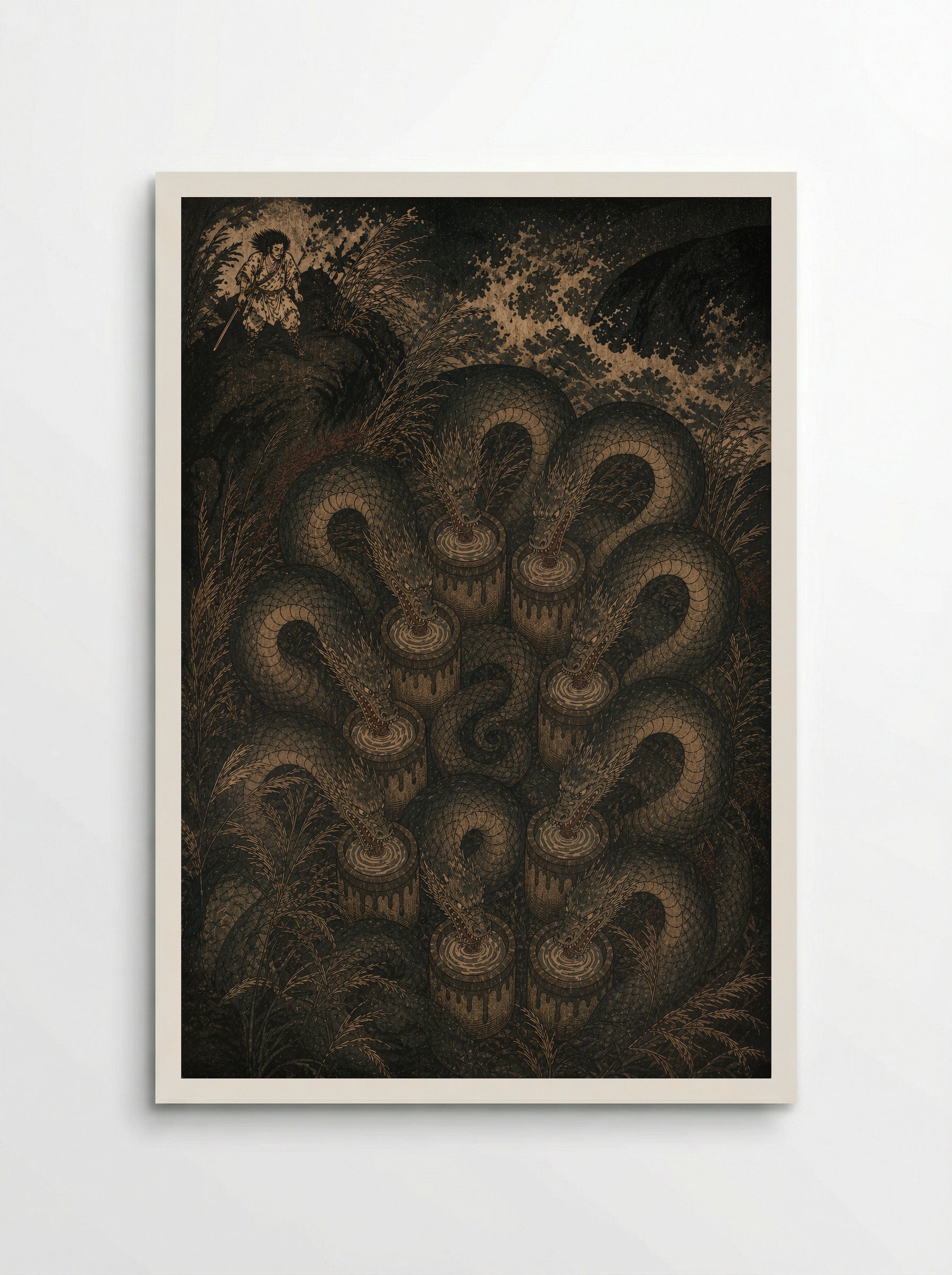 Susanoo and Yamata no Orochi: The serpent reaches the ravine - Poster