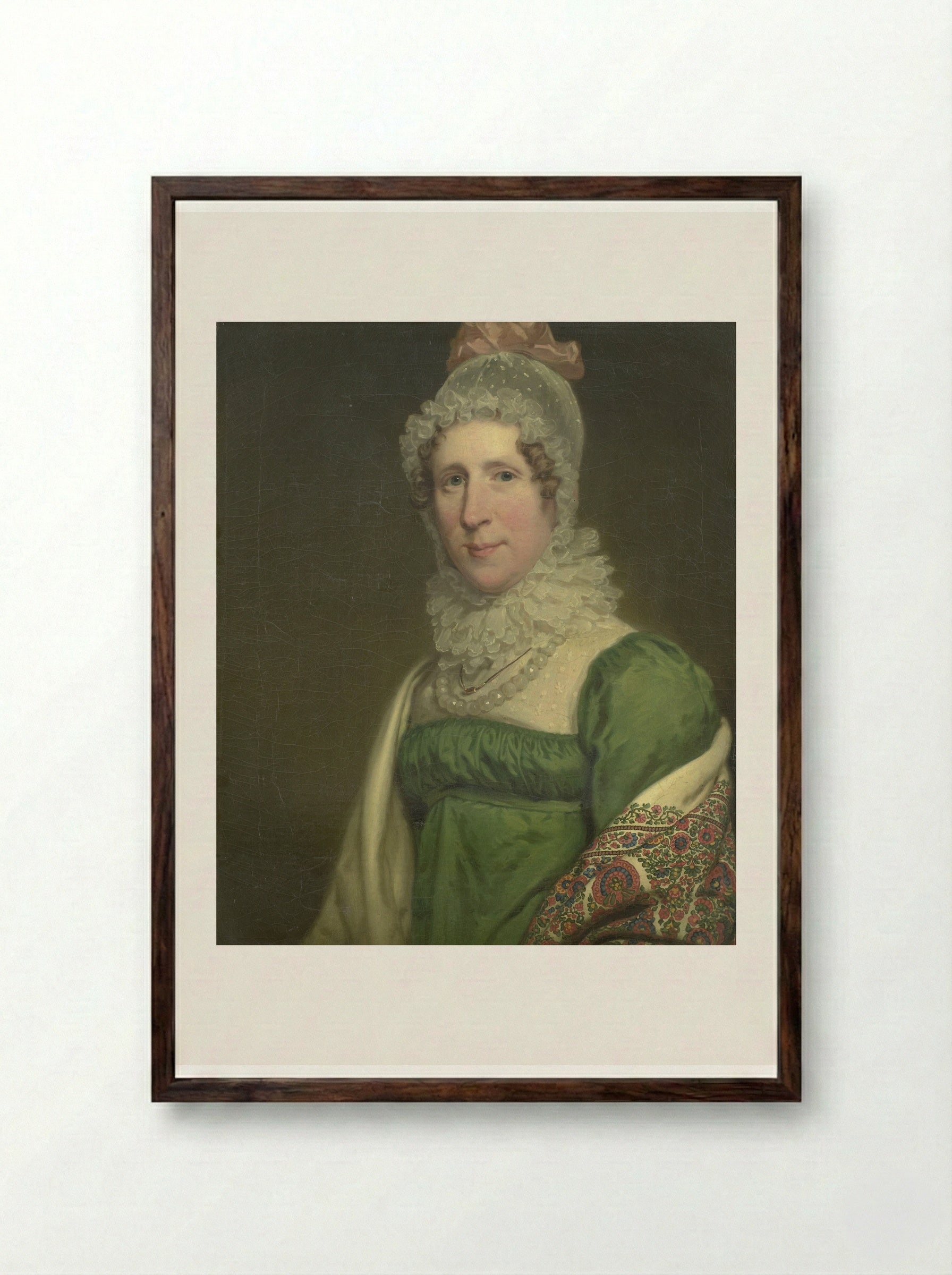 Suzanna Maria Crommelin (1780-1820) - Charles Howard Hodges - Framed Print Dark Wood