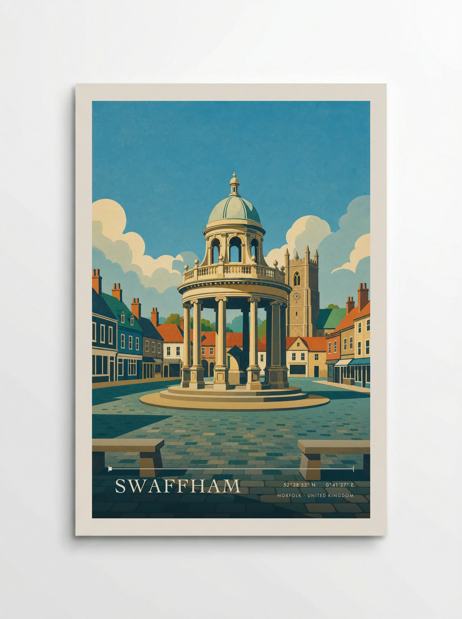 Swaffham Norfolk United Kingdom Travel Poster - Poster