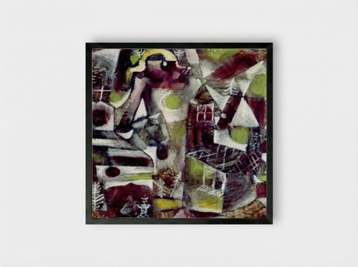 Swamp Legend - Paul Klee - Framed Print Black