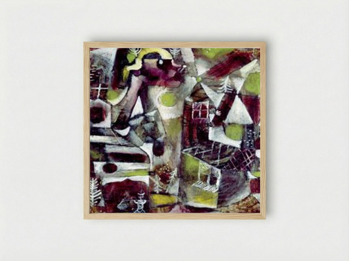 Swamp Legend - Paul Klee - Framed Print Wood