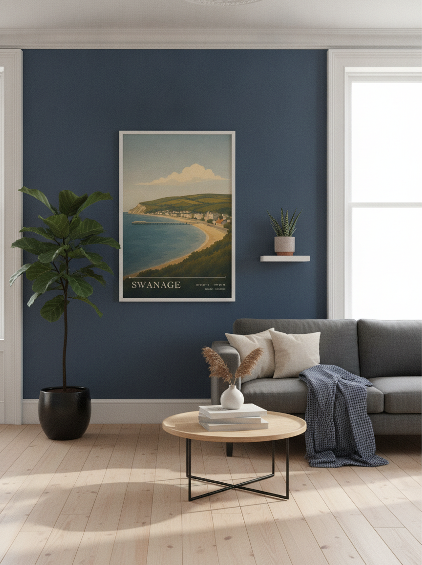 Swanage Dorset Travel Poster - Lifestyle