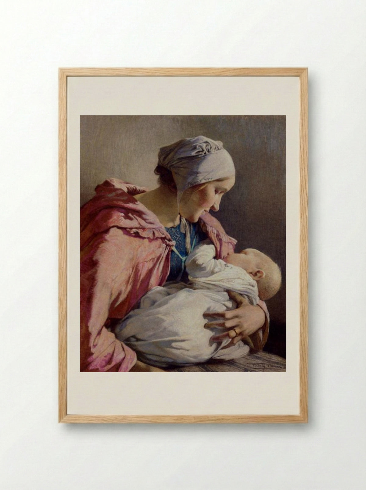 Sweet Dreams - Firmin Baes - Framed Print Wood