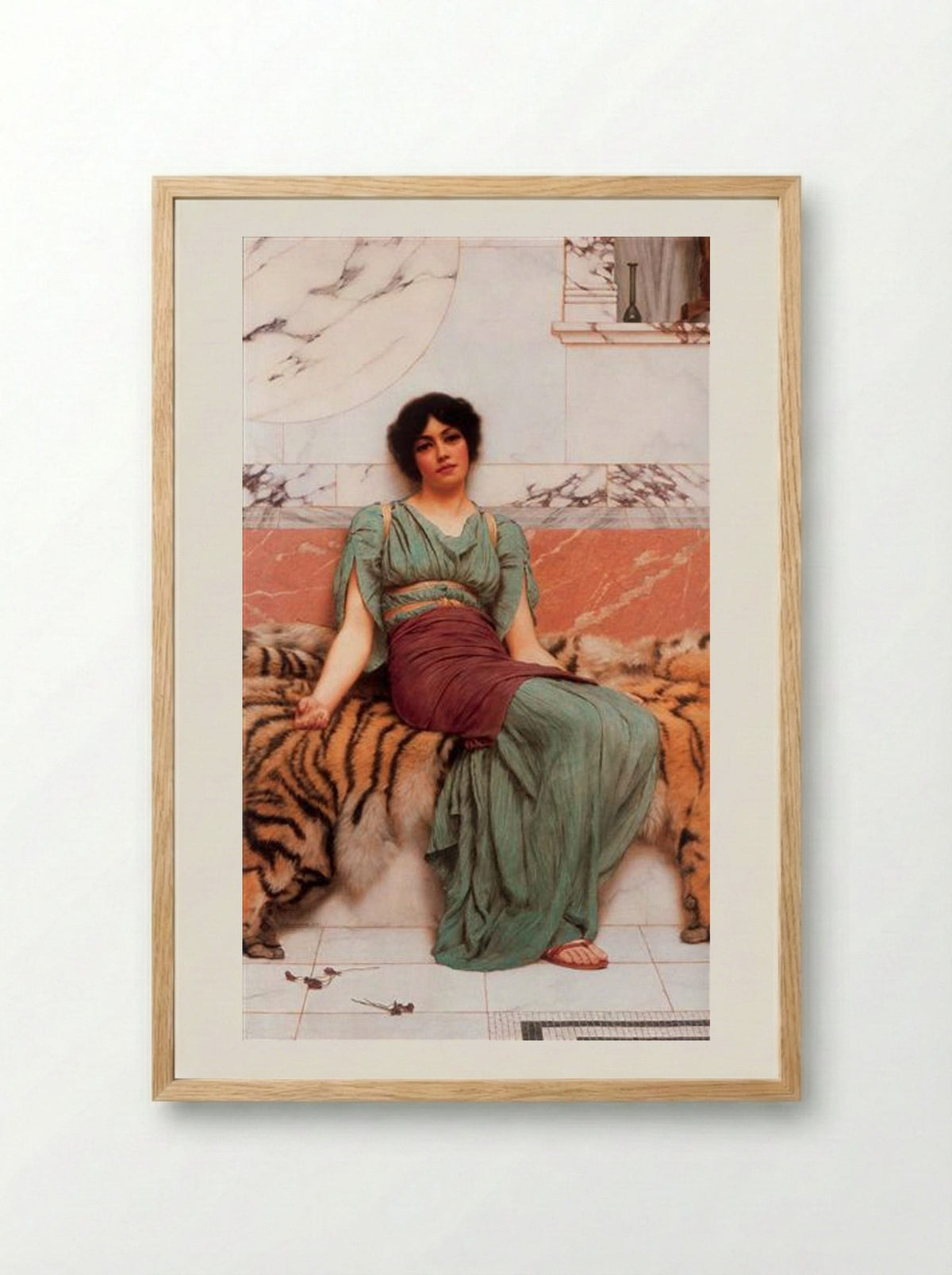 Sweet Dreams - John William Godward - Framed Print Wood