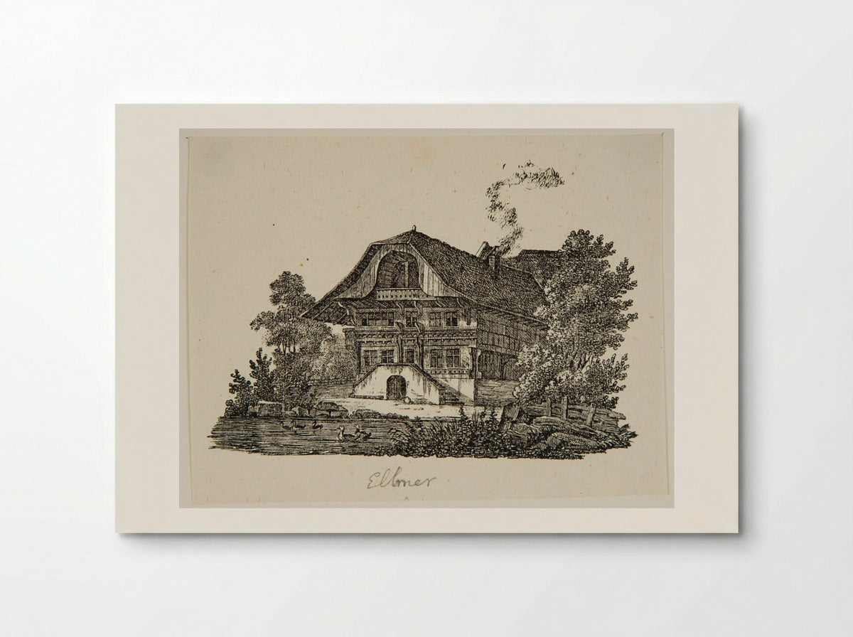 Swiss Chalet - P. Ellmer - Poster