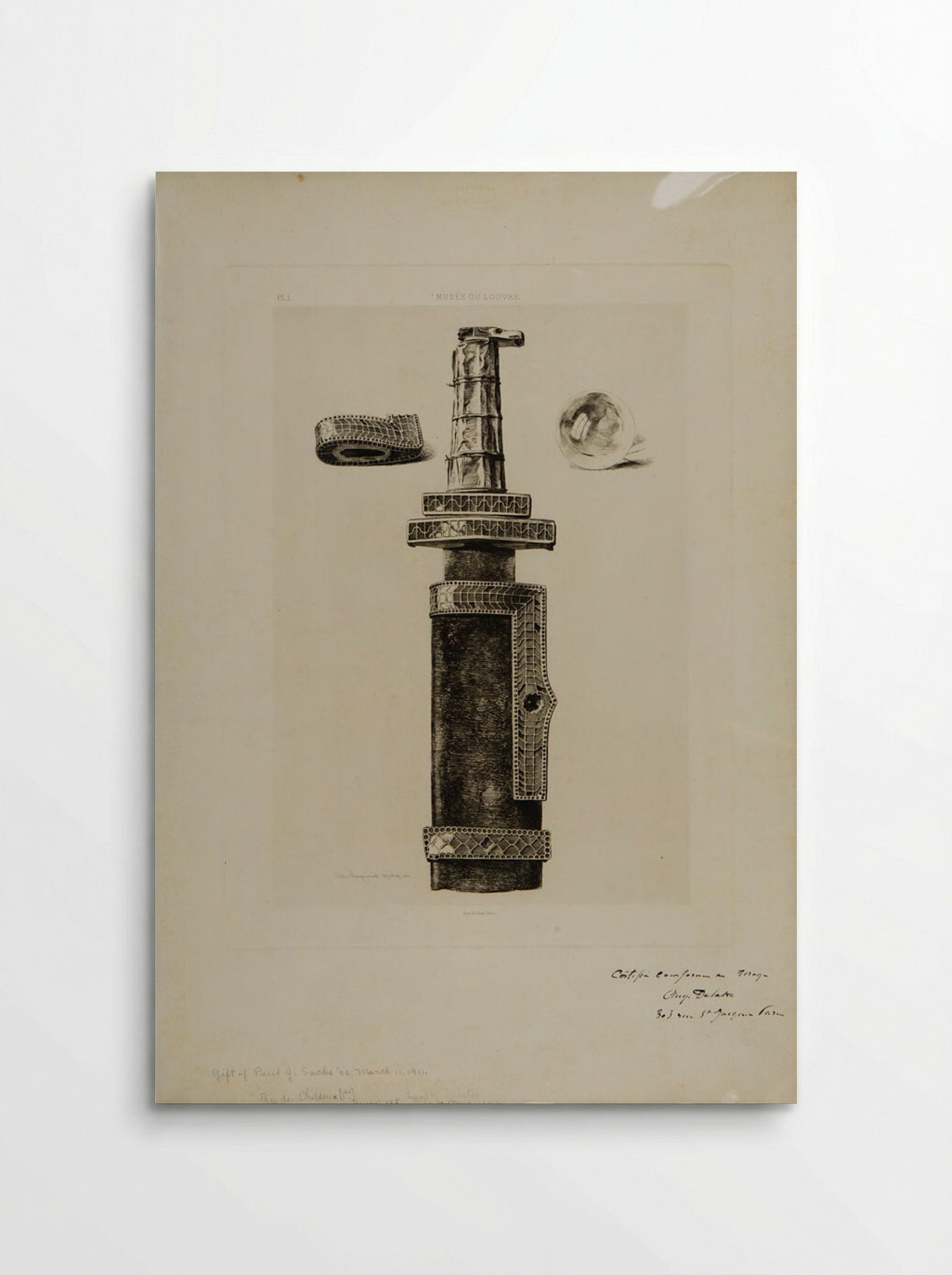Sword of Childeric - Jules Ferdinand Jacquemart - Poster