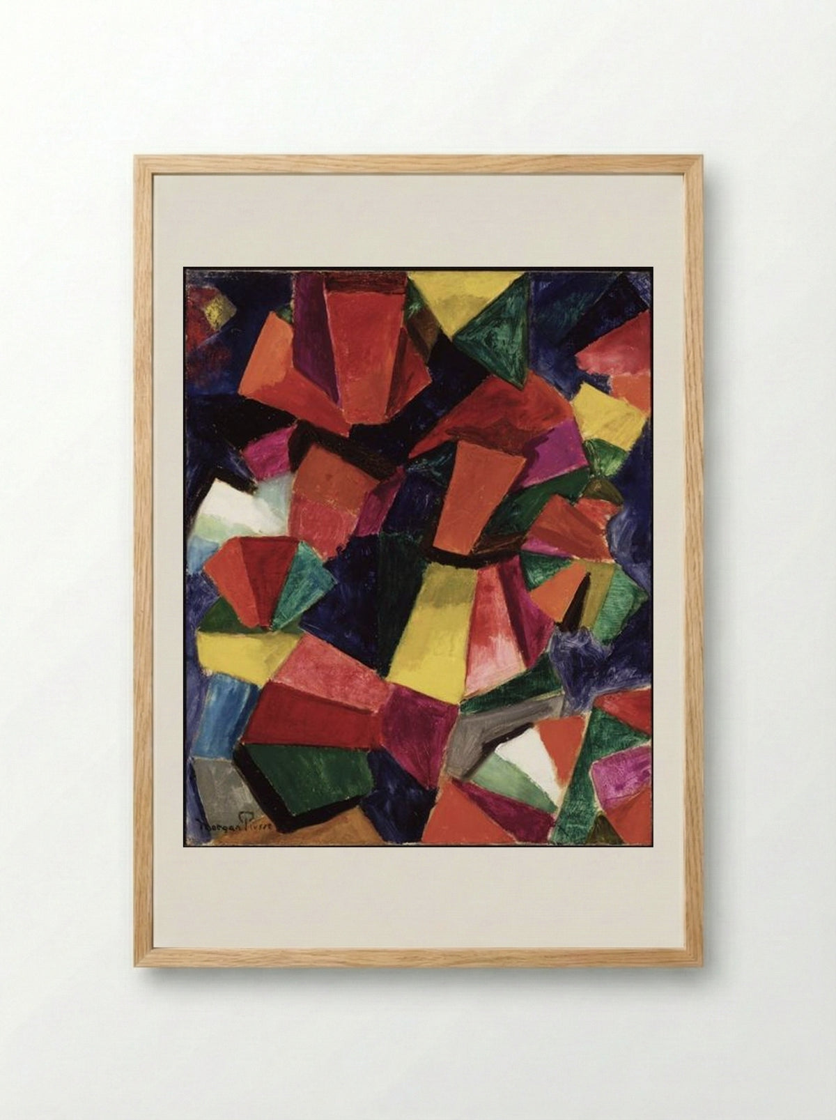Synchromy Number 4: To Form - Morgan Russell - Framed Print Wood