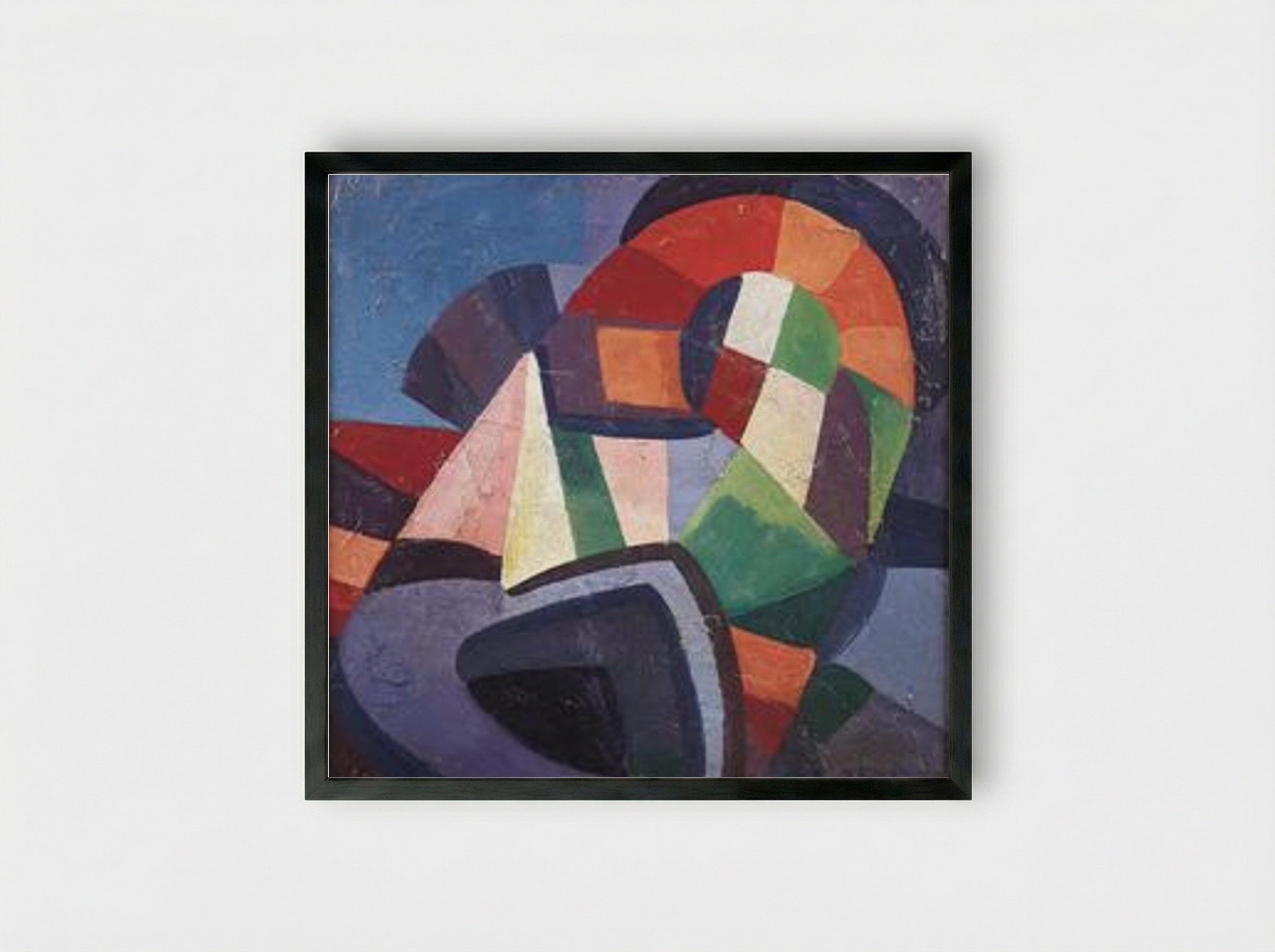 Synchromy - Morgan Russell - Framed Print Black