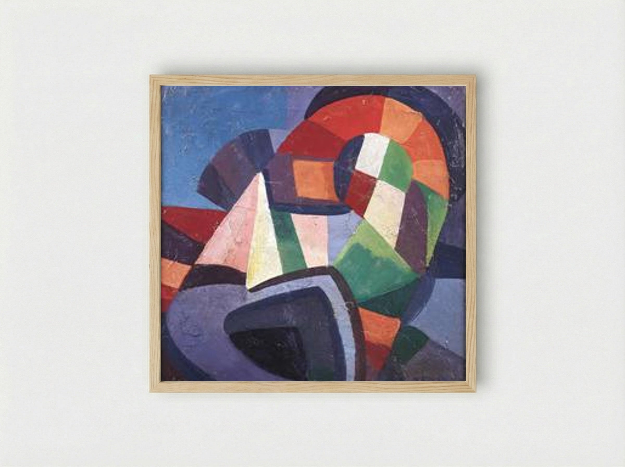 Synchromy - Morgan Russell - Framed Print Wood