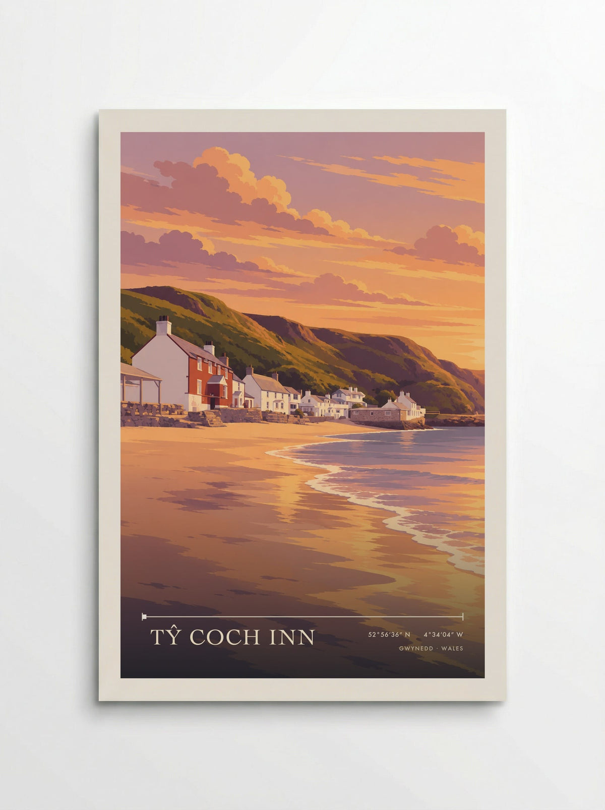 Tŷ Coch Inn, Gwynedd | Travel Poster - Poster