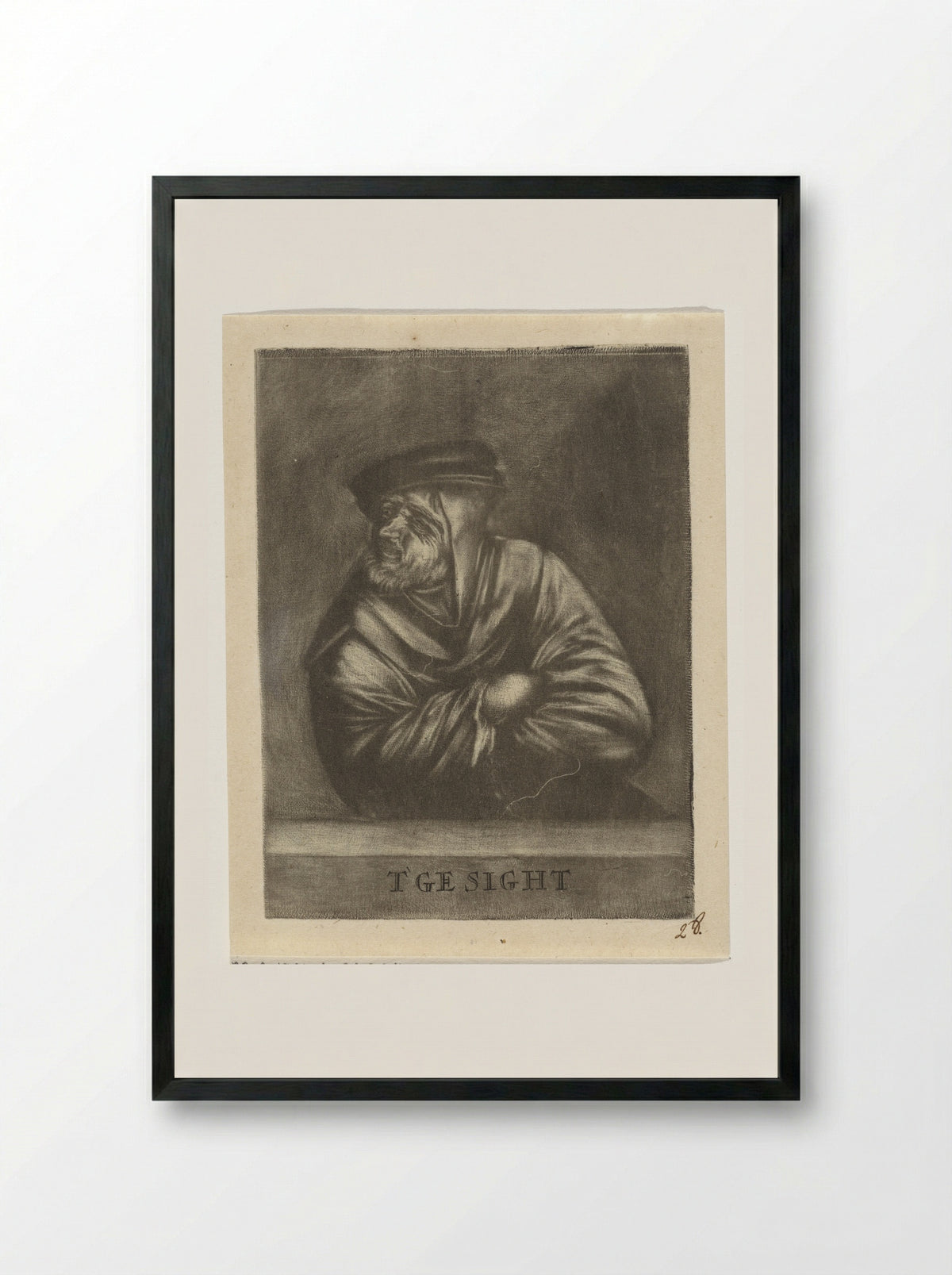 T'Ge-Sight - Pieter Pickaert - Framed Print Black