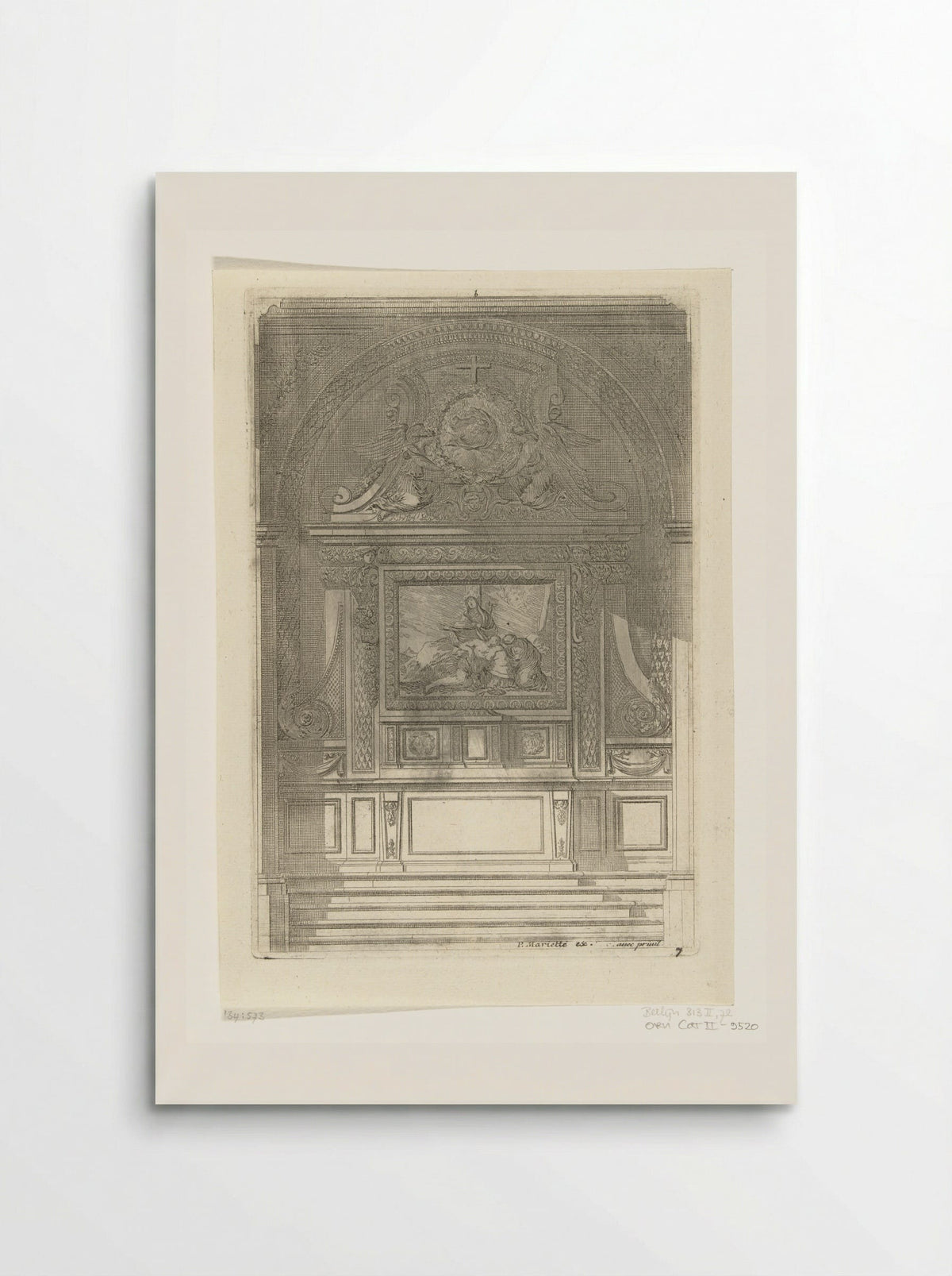 Tabernakel met Bewening van Christus - Jean Lepautre - Poster