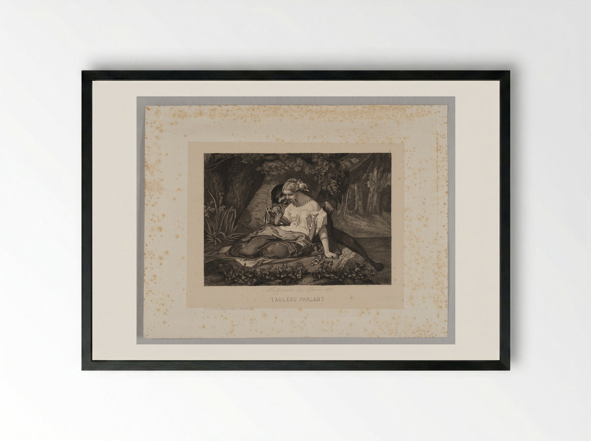 Tableau parlant - Pierre Guillaume Metzmacher - Framed Print Black
