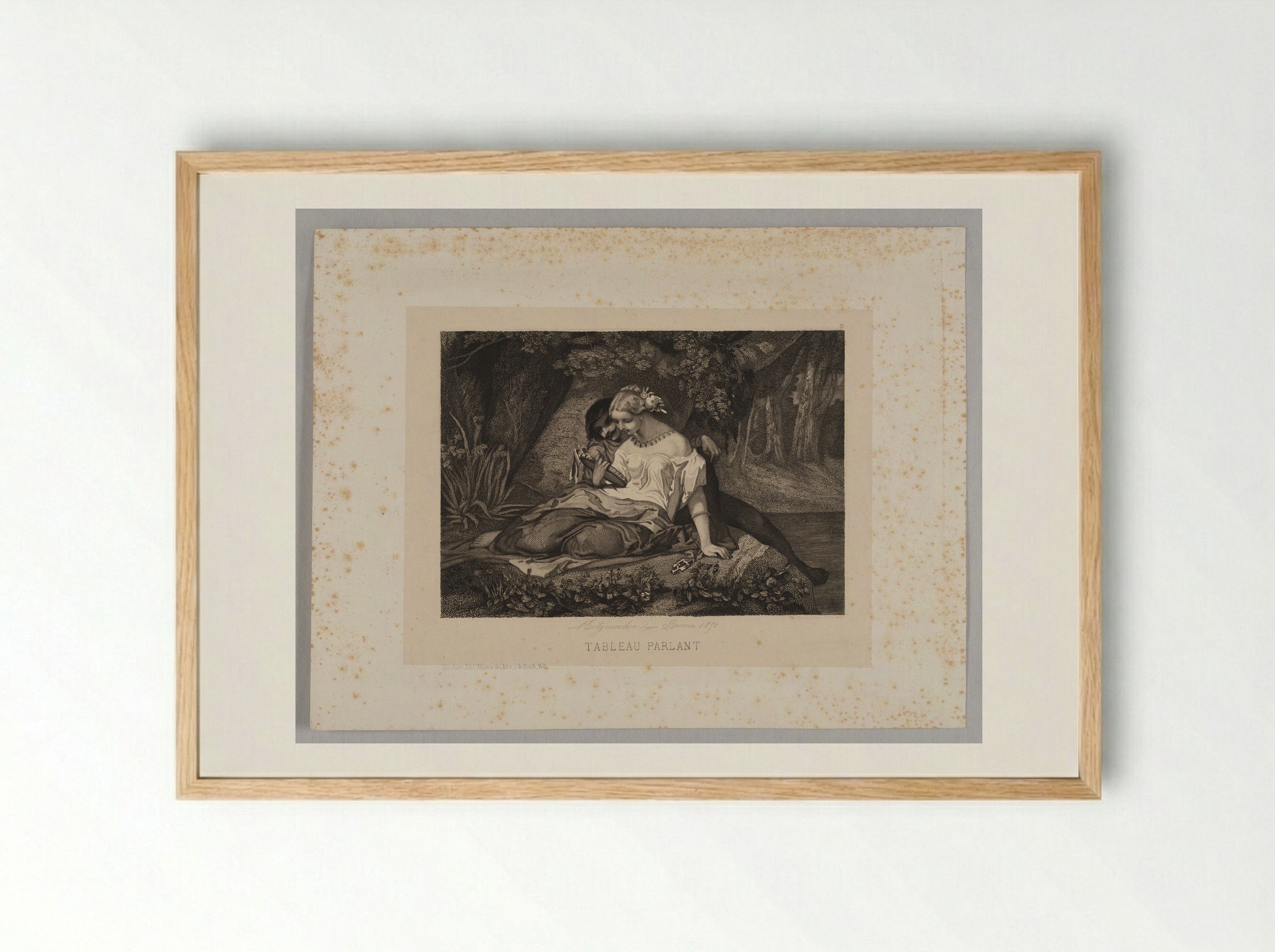 Tableau parlant - Pierre Guillaume Metzmacher - Framed Print Wood