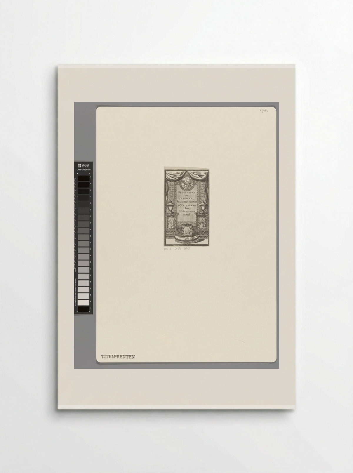 Tablet en vazen op voetstukken - Pieter van den Berge - Poster