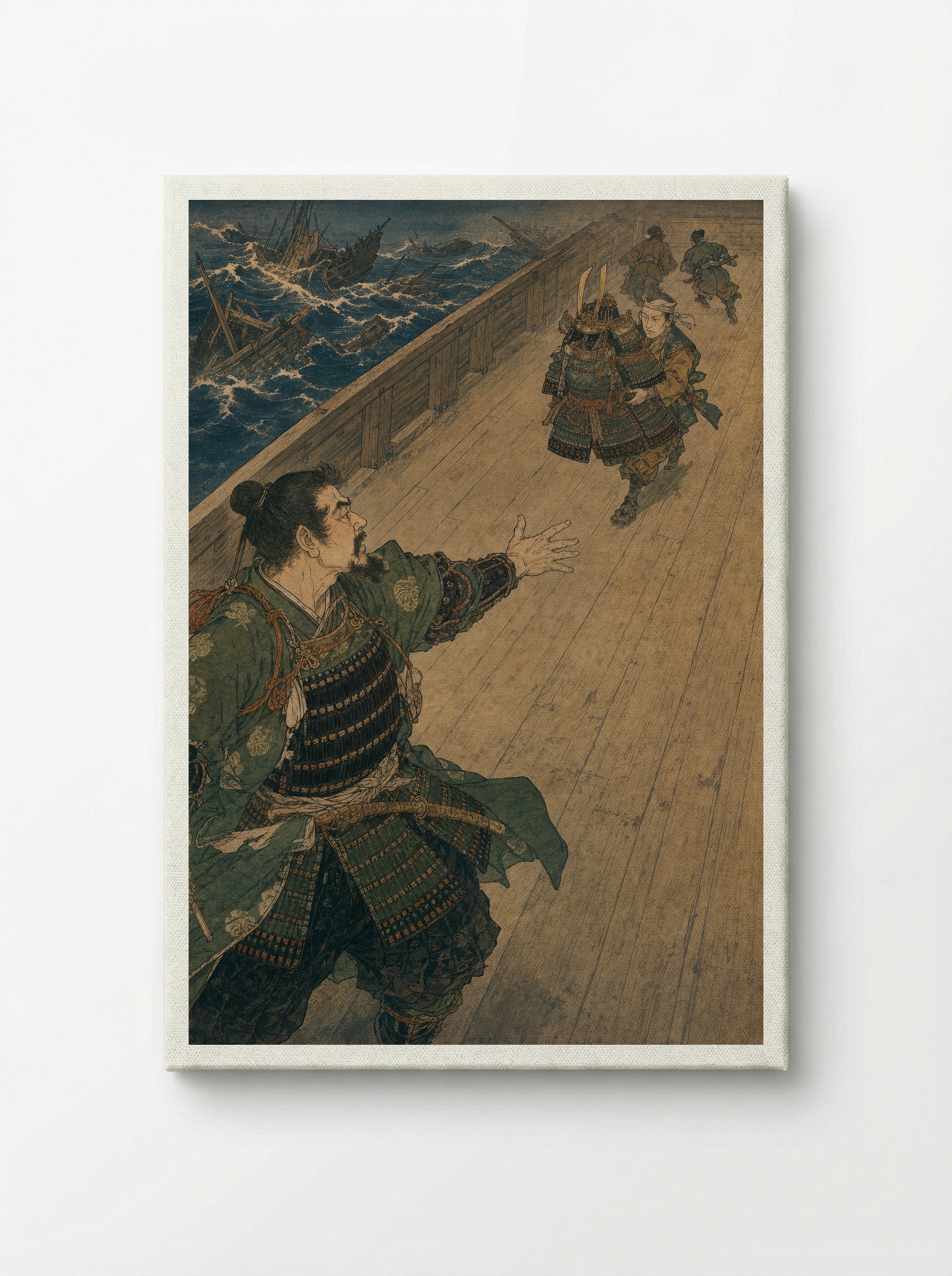 Taira no Tomomori at Dan-no-ura: I Have Seen All There Is to See - Canvas