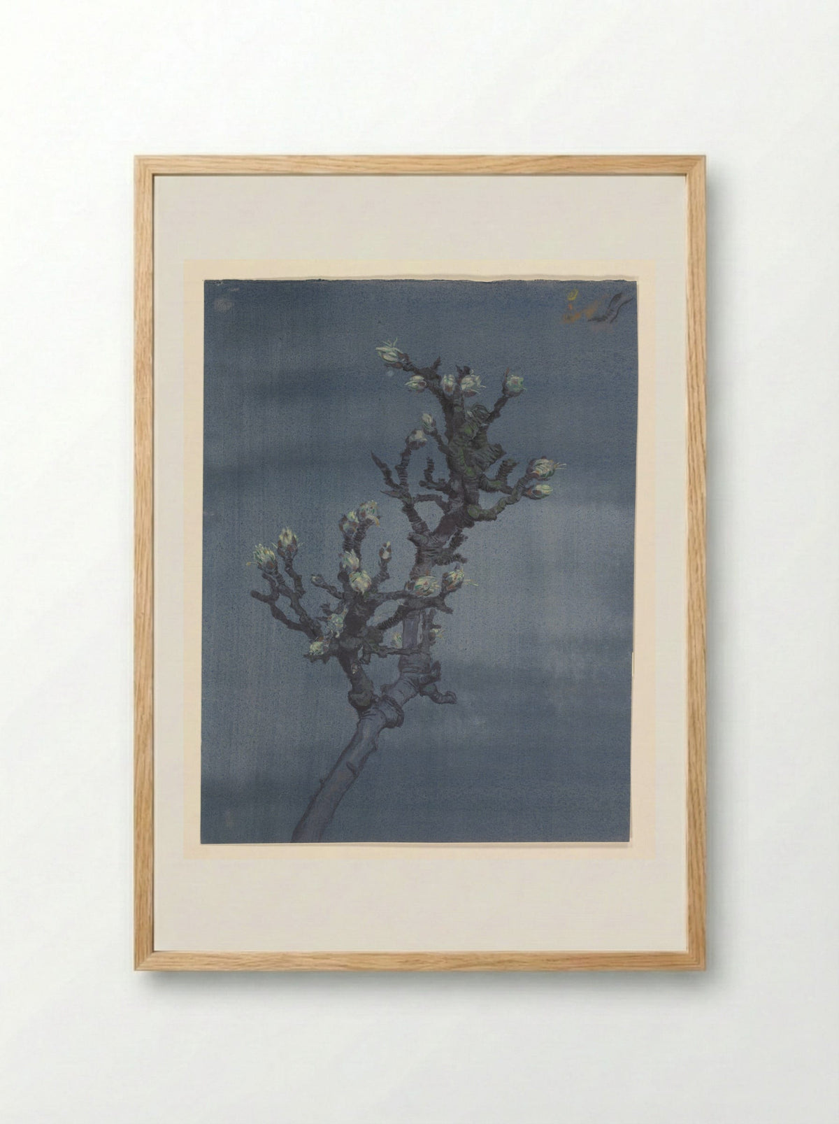 Tak met kastanjeknoppen - Ko Prange - Framed Print Wood