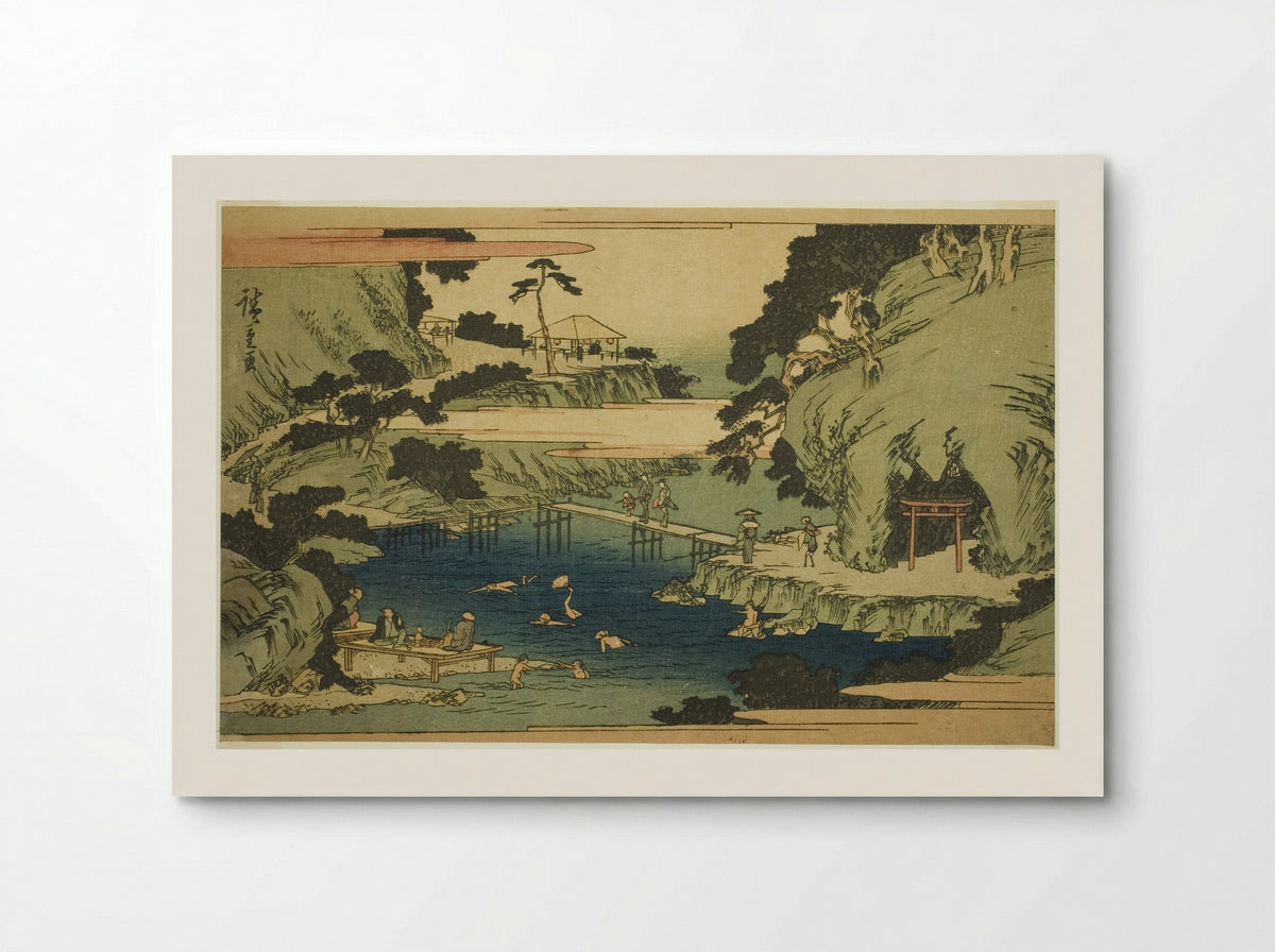 Takinogawa at Oji - Utagawa Hiroshige - Poster